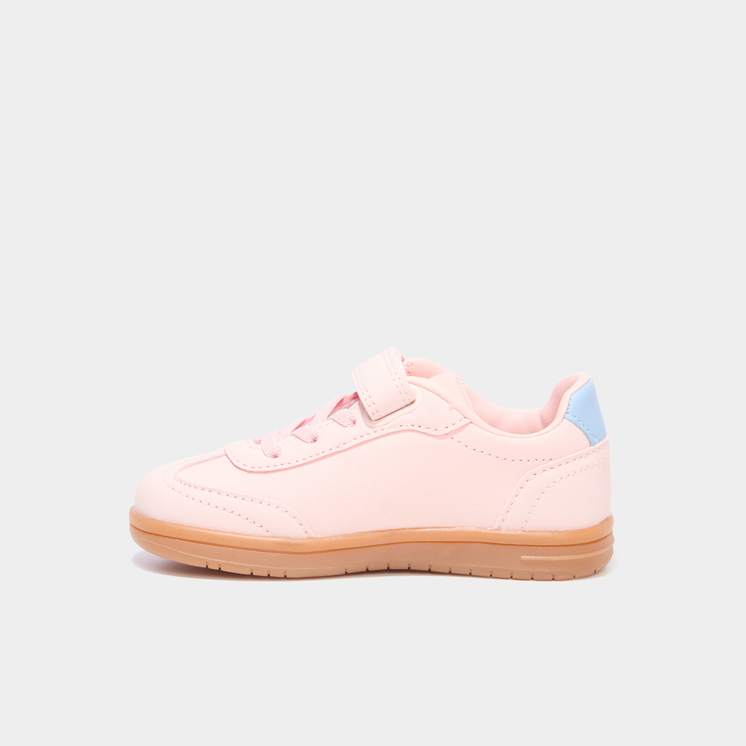 Baskets basses &agrave; scratchs rose fille