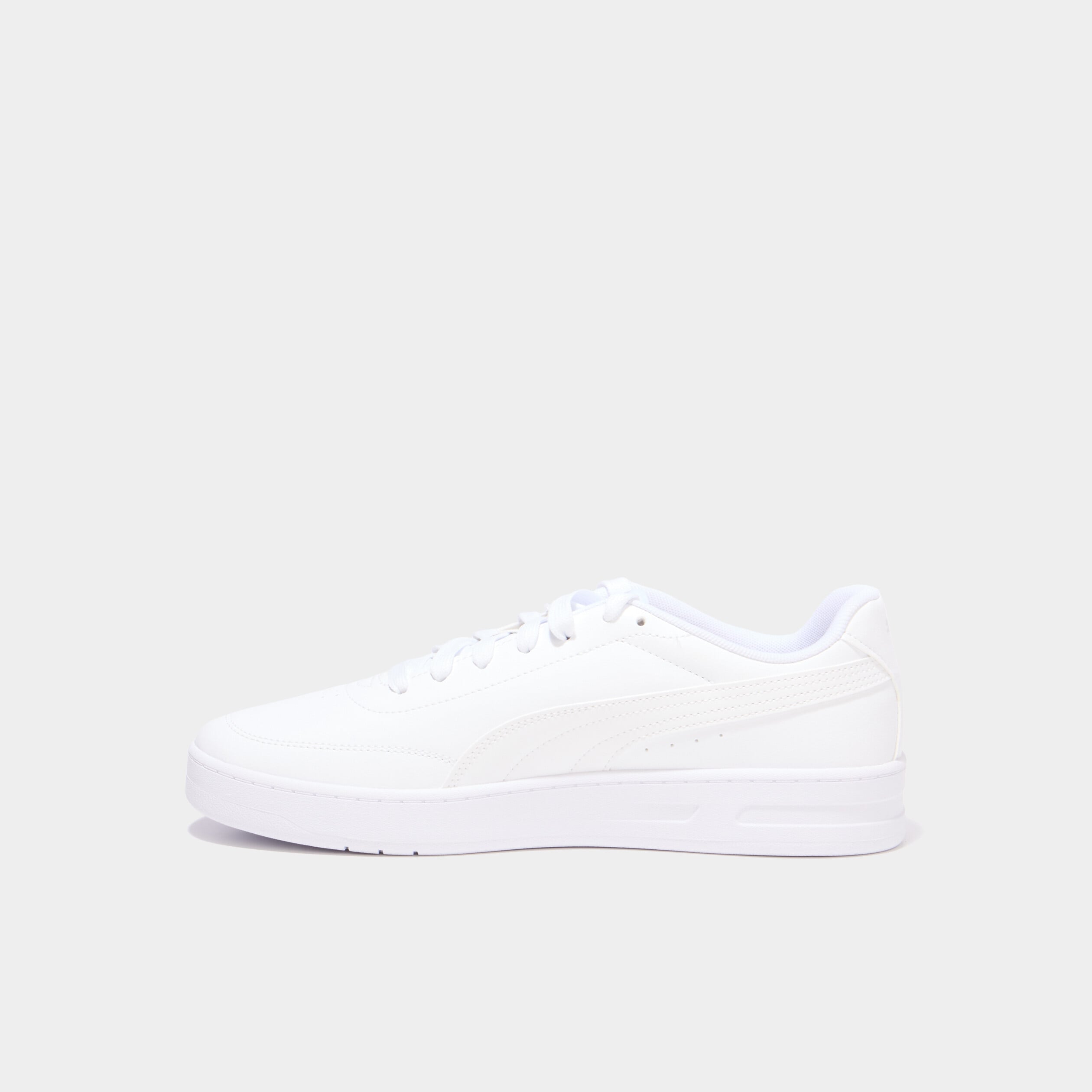 Tennis basses Puma Court Classic Clean blanc homme