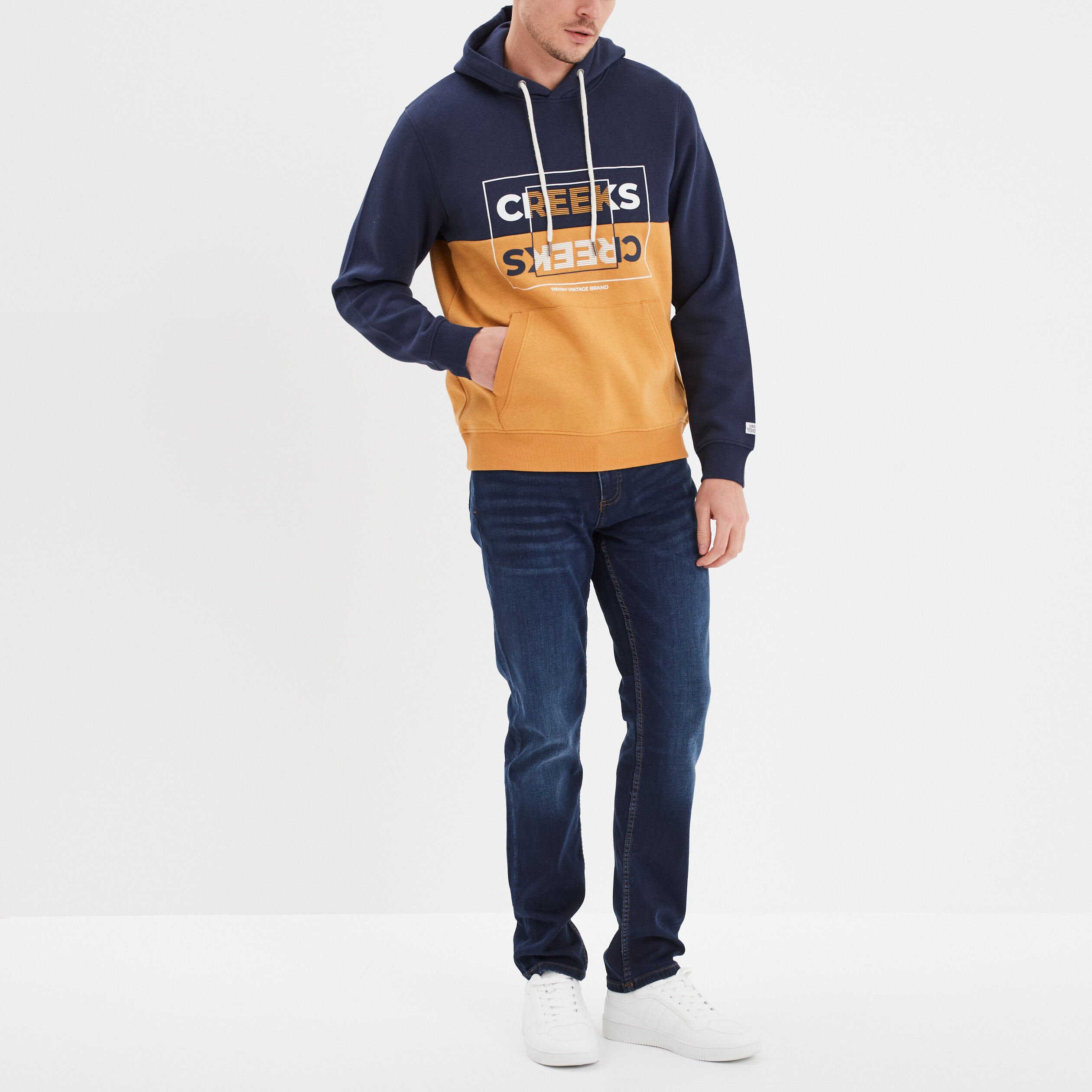 Jeans regular denim used homme