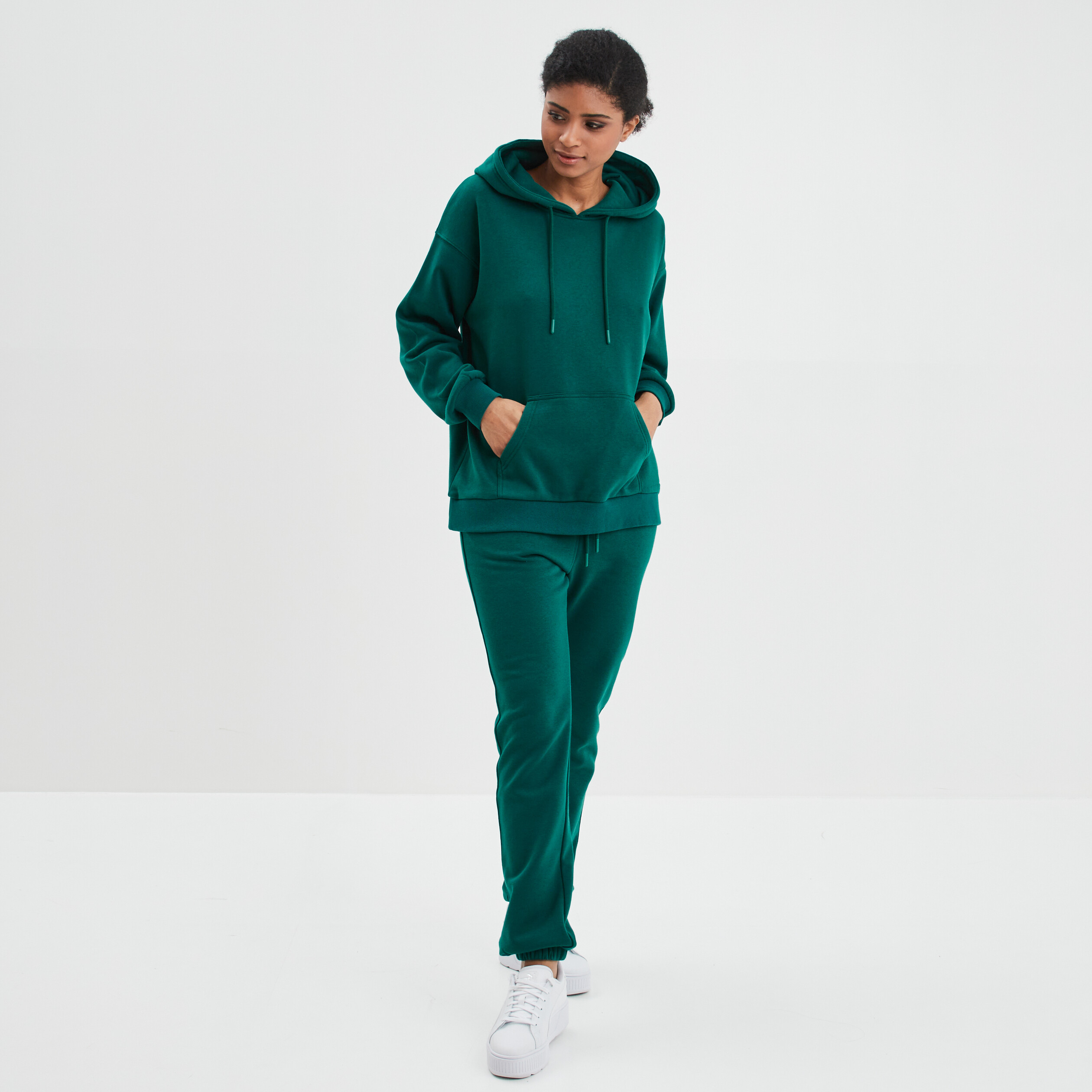 Jogging femme top vert