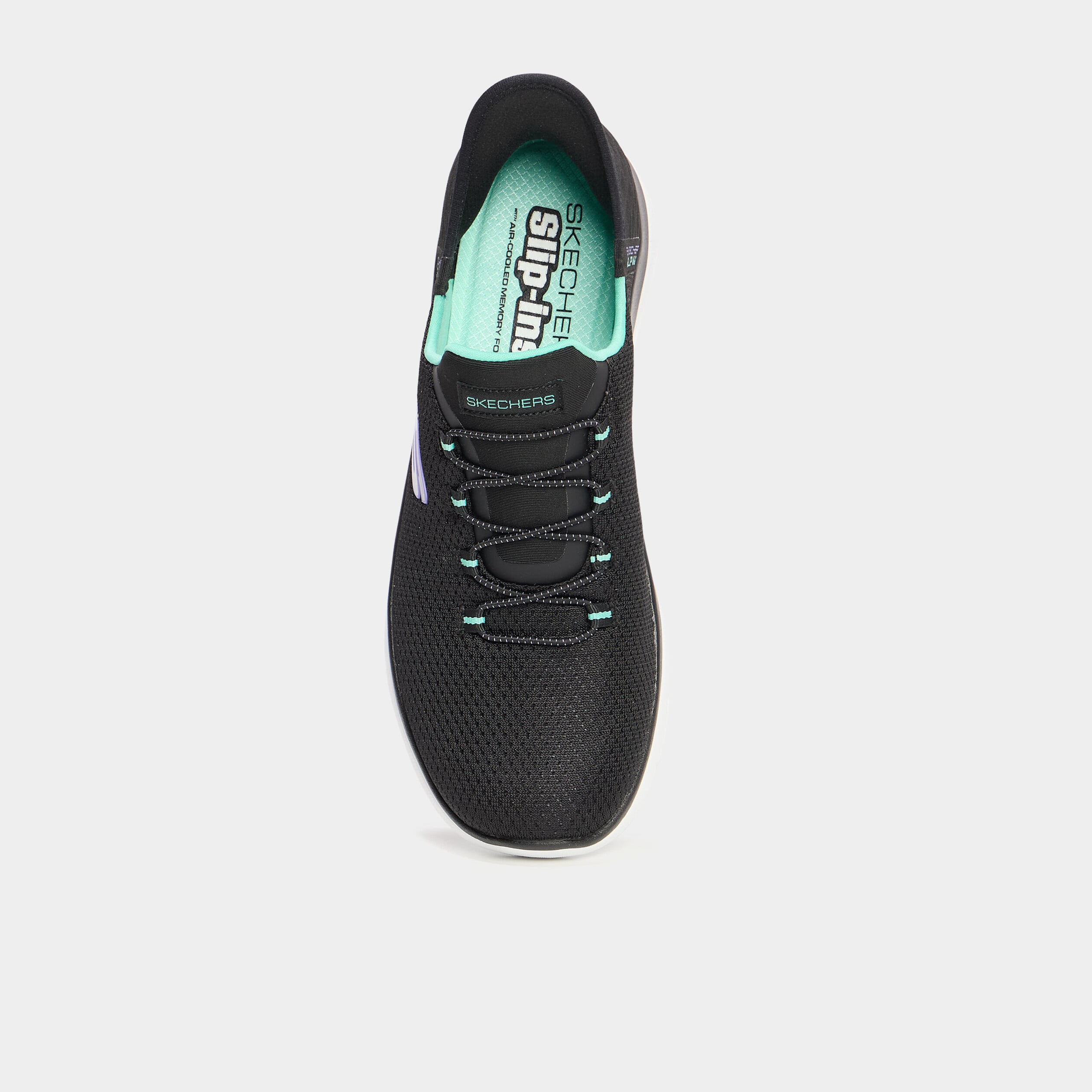 Baskets running Slip-ins Skechers noir femme