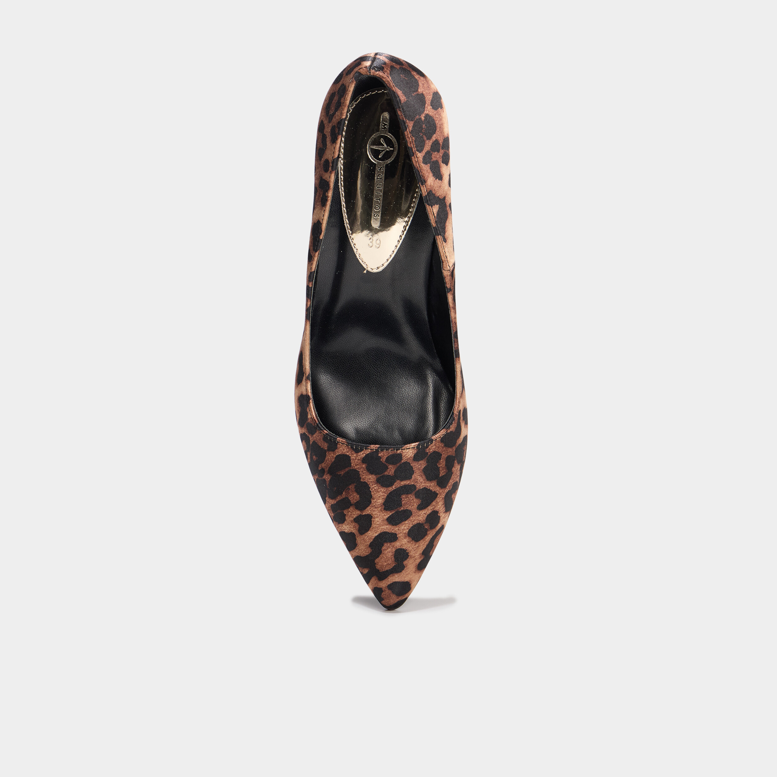 Escarpins à talons aiguilles marron femme