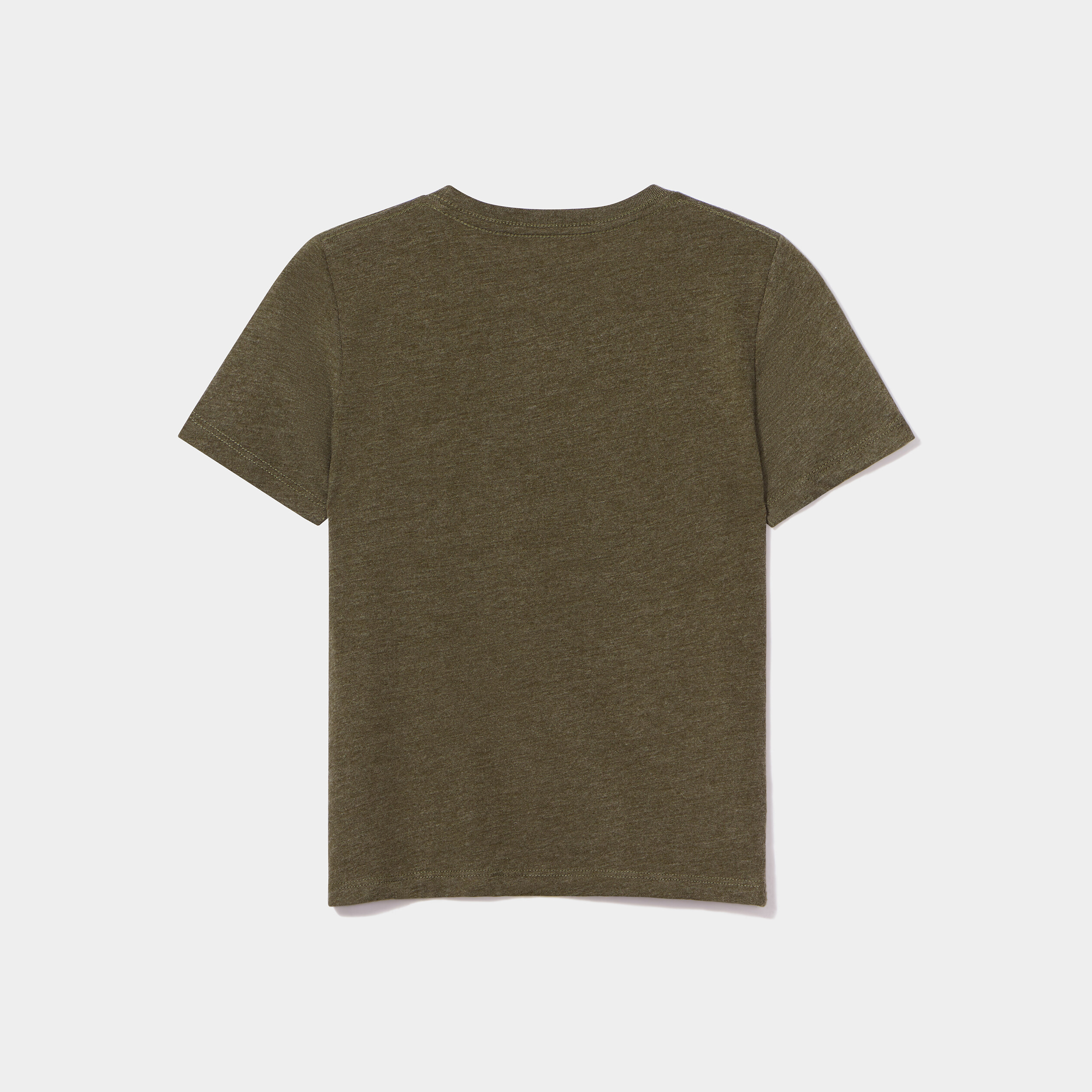t shirt en coton manches courtes vert kaki garcon T-shirt en coton manches courtes vert kaki garçon