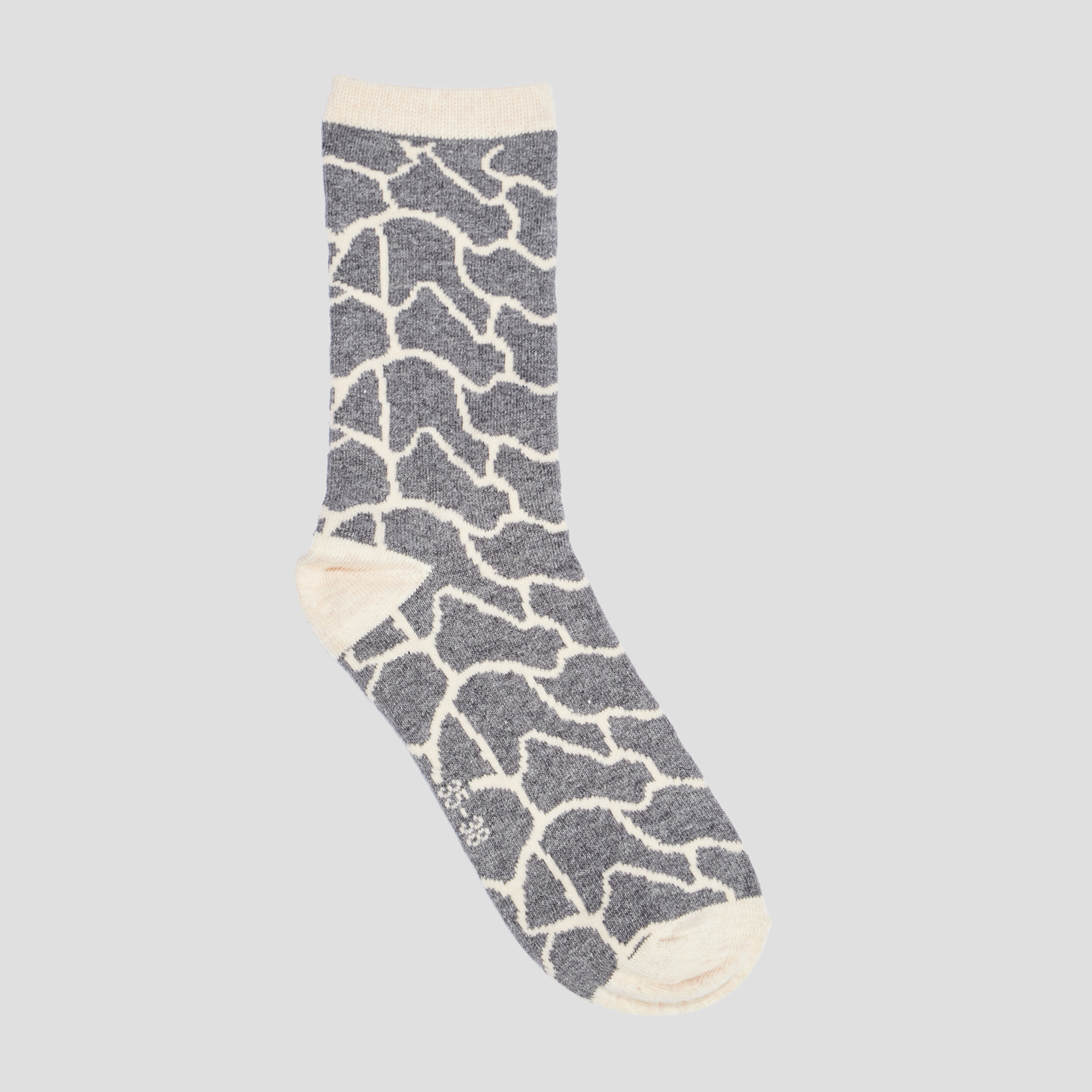 Lot 5 paires chaussettes sable femme