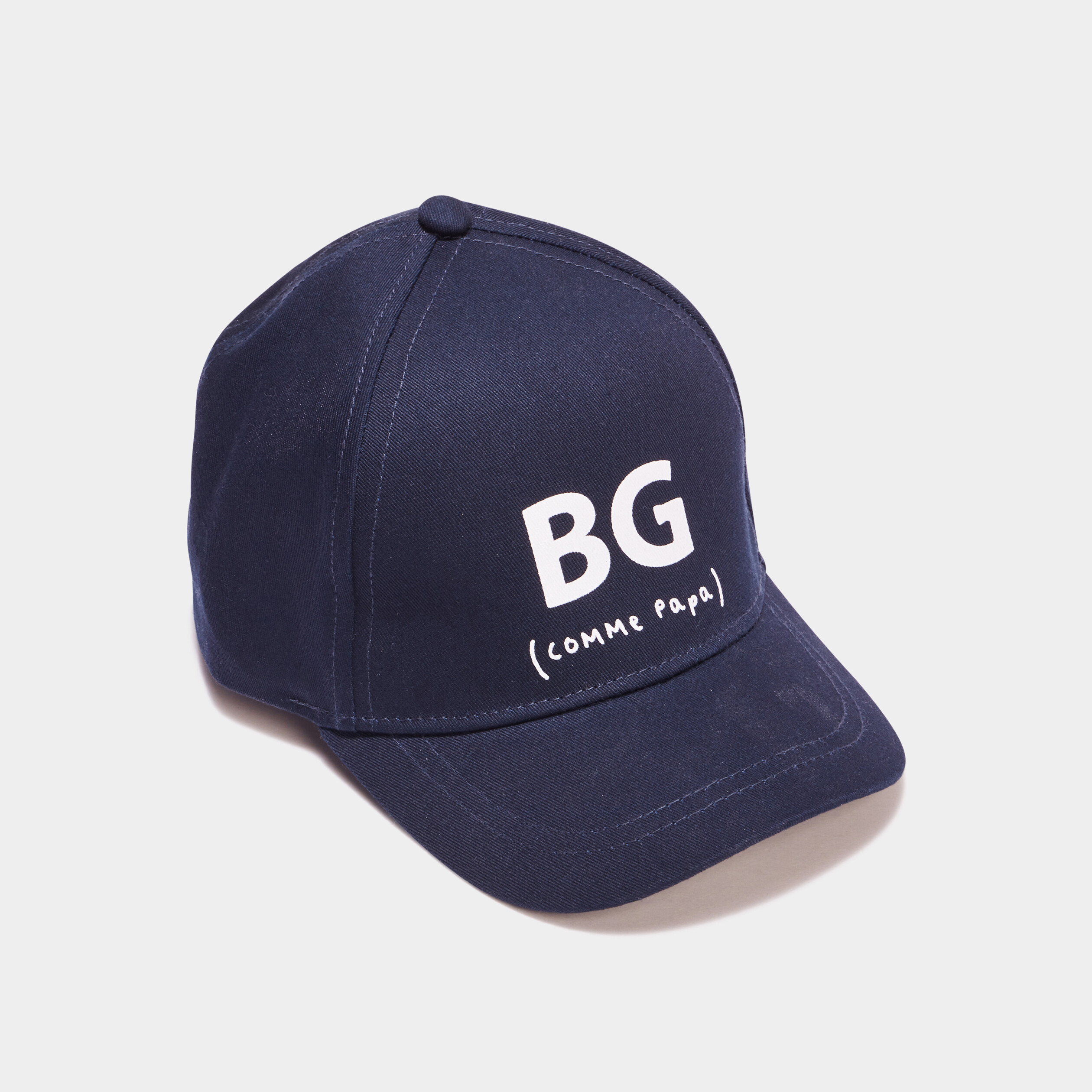 casquette en matiere coton bleu marine bebeg Casquette en matière coton bleu marine bébé garçon