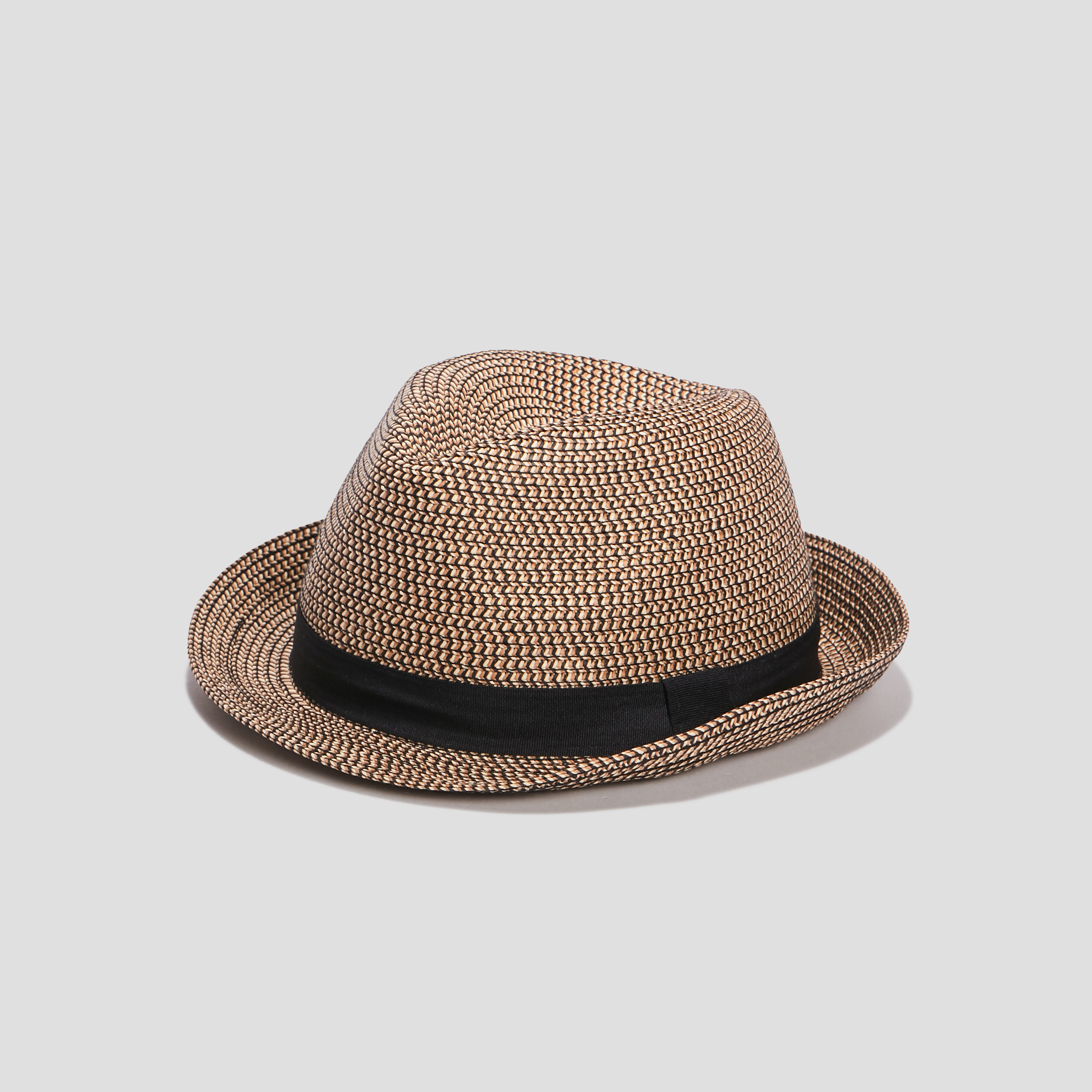 trilby tresse beige femme Trilby tressé beige femme