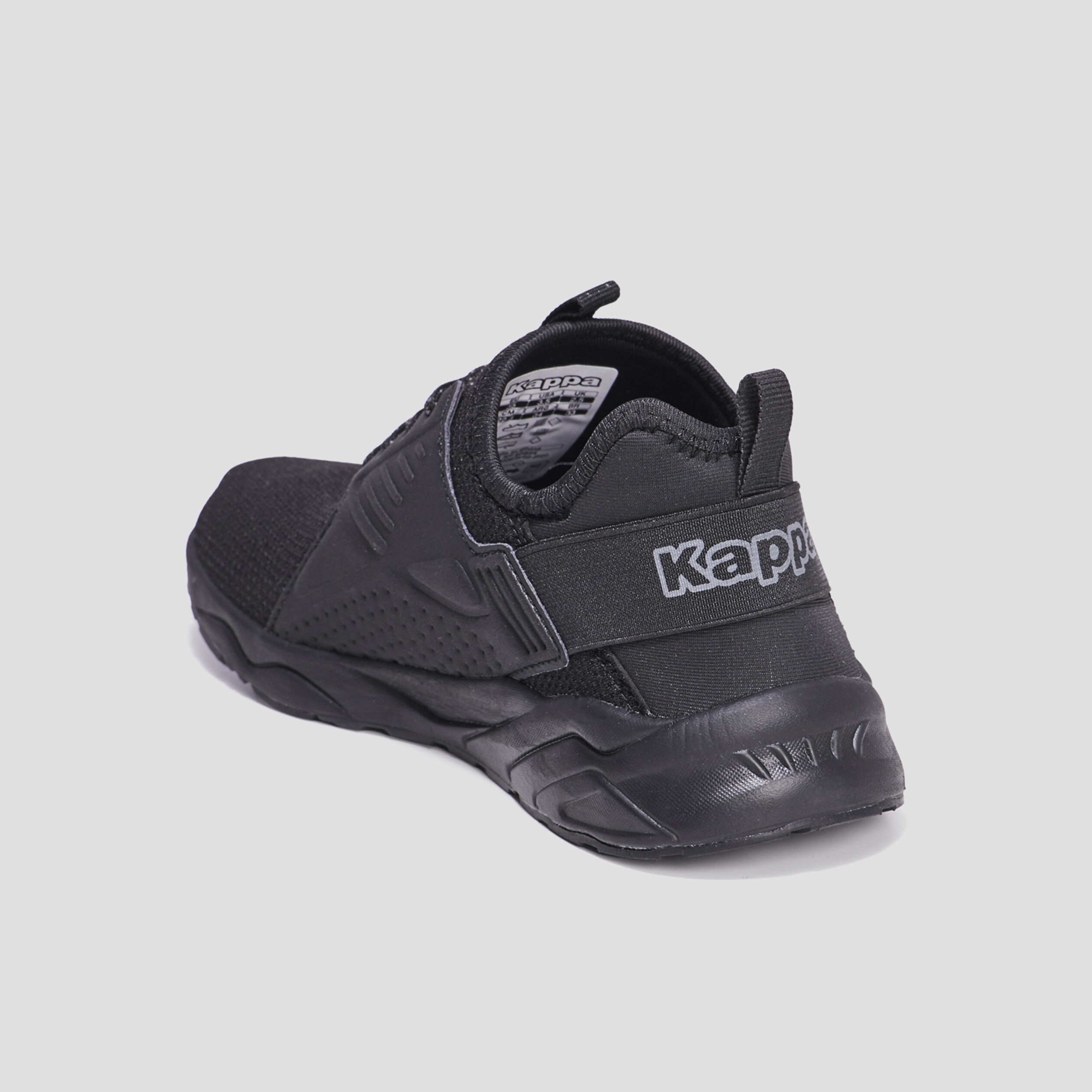 Baskets running à lacet Kappa San Puerto noir garçon