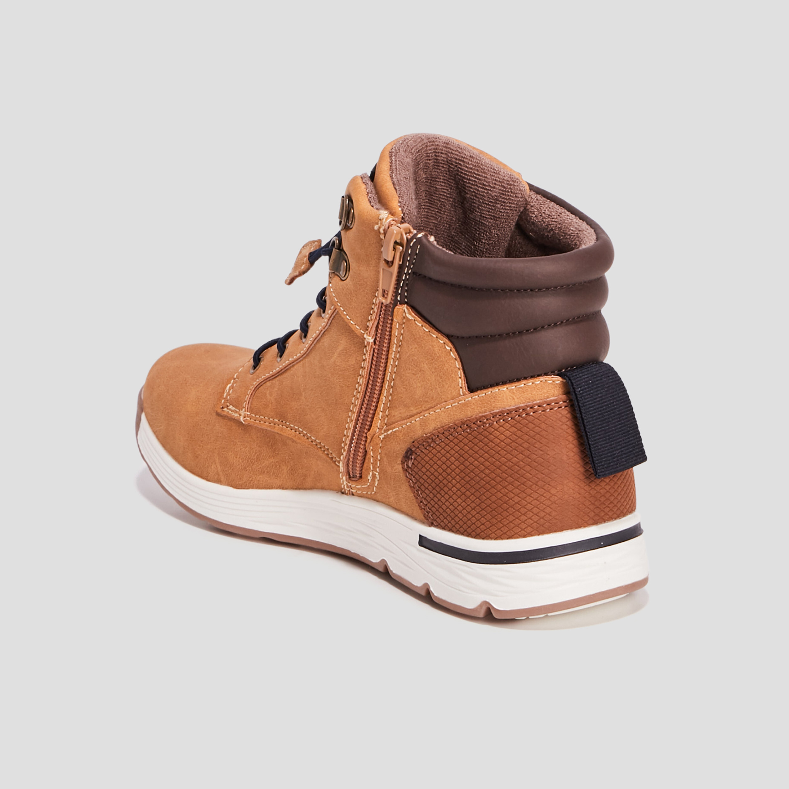 baskets montantes creeks camel garcon Baskets montantes Creeks camel garçon