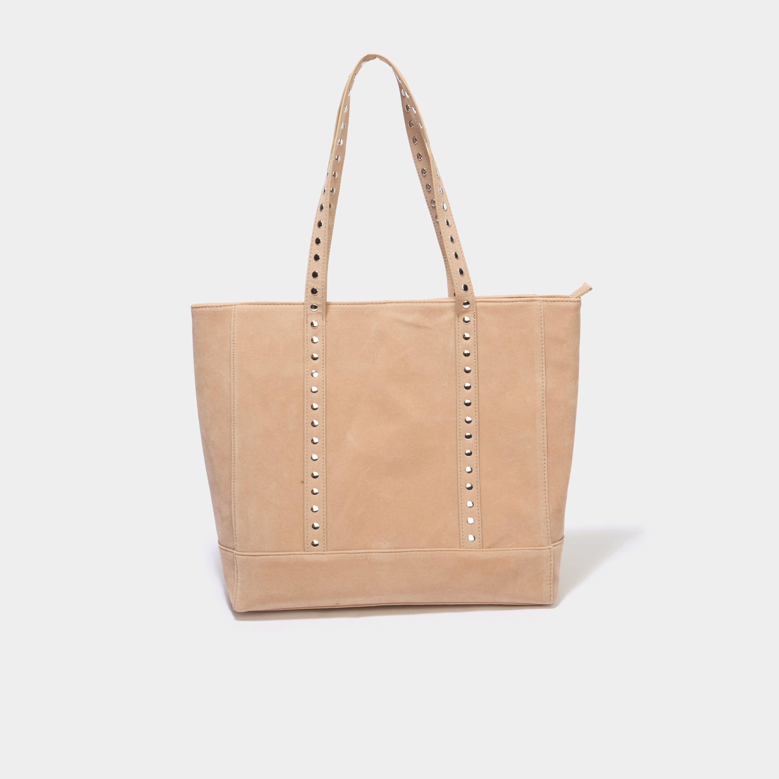 Sac cabas effet su&eacute;dine sable femme