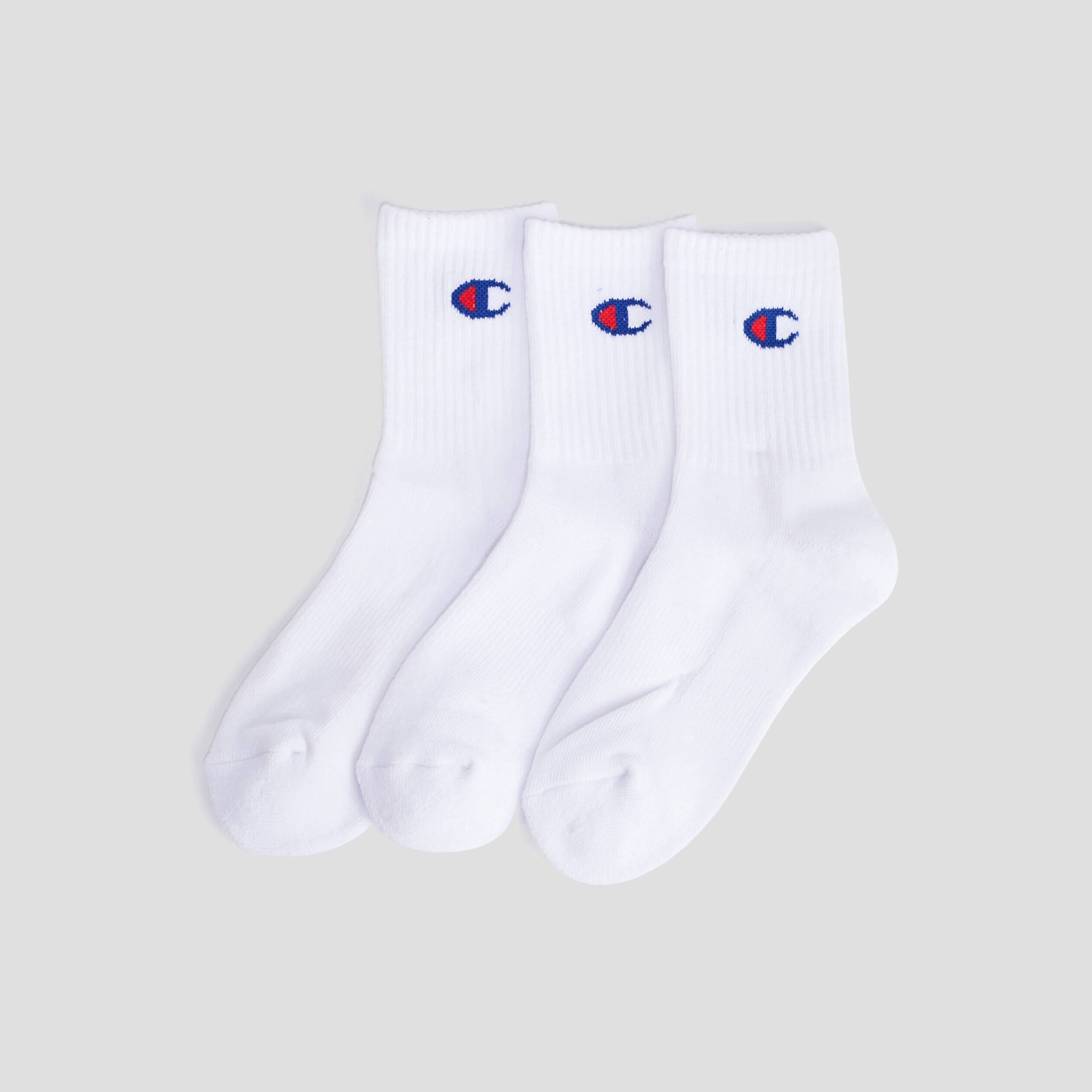 lot 3 chaussettes champion blanc garcon Lot 3 chaussettes Champion blanc garçon