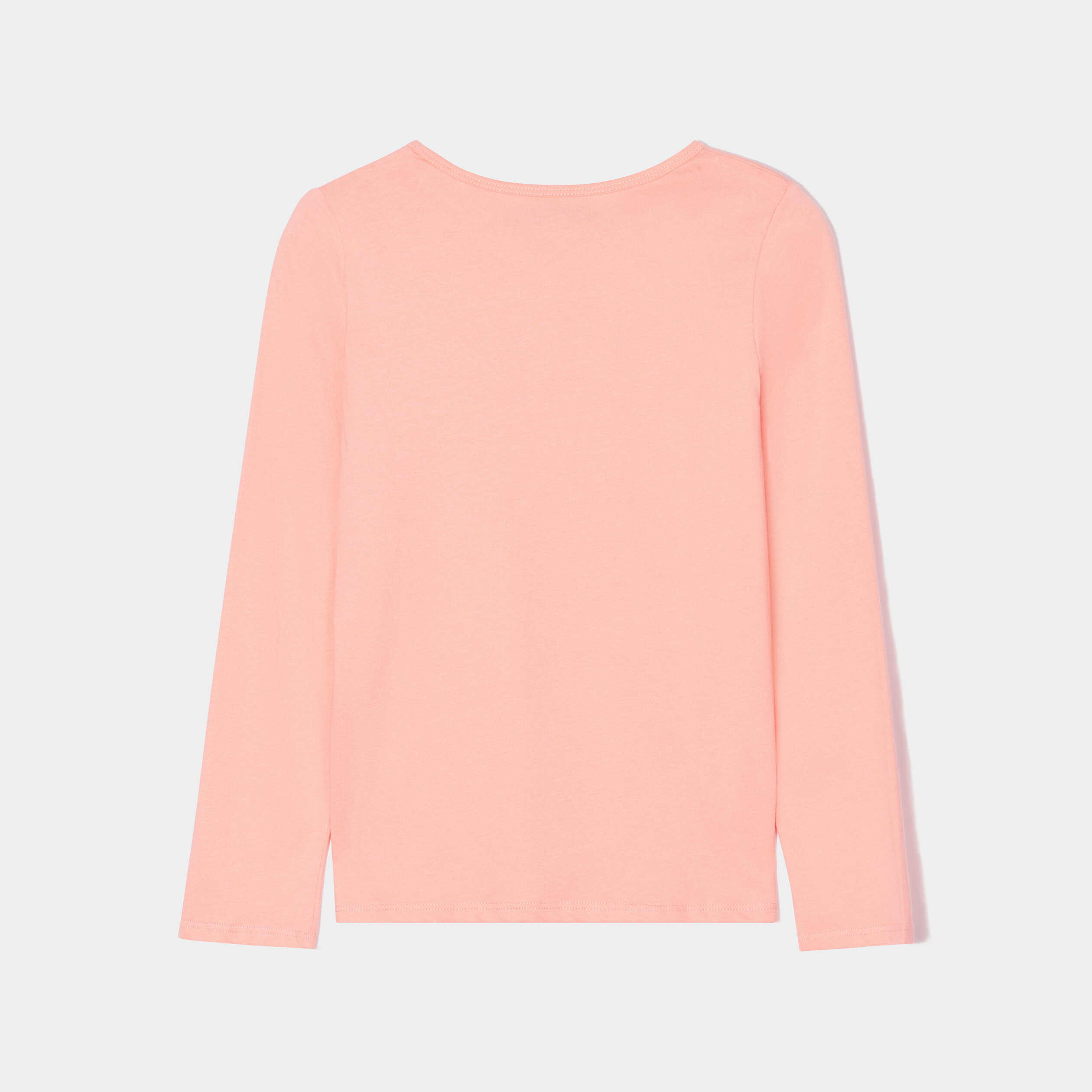 Ensemble pyjama pantalon resserré chat orange corail fille