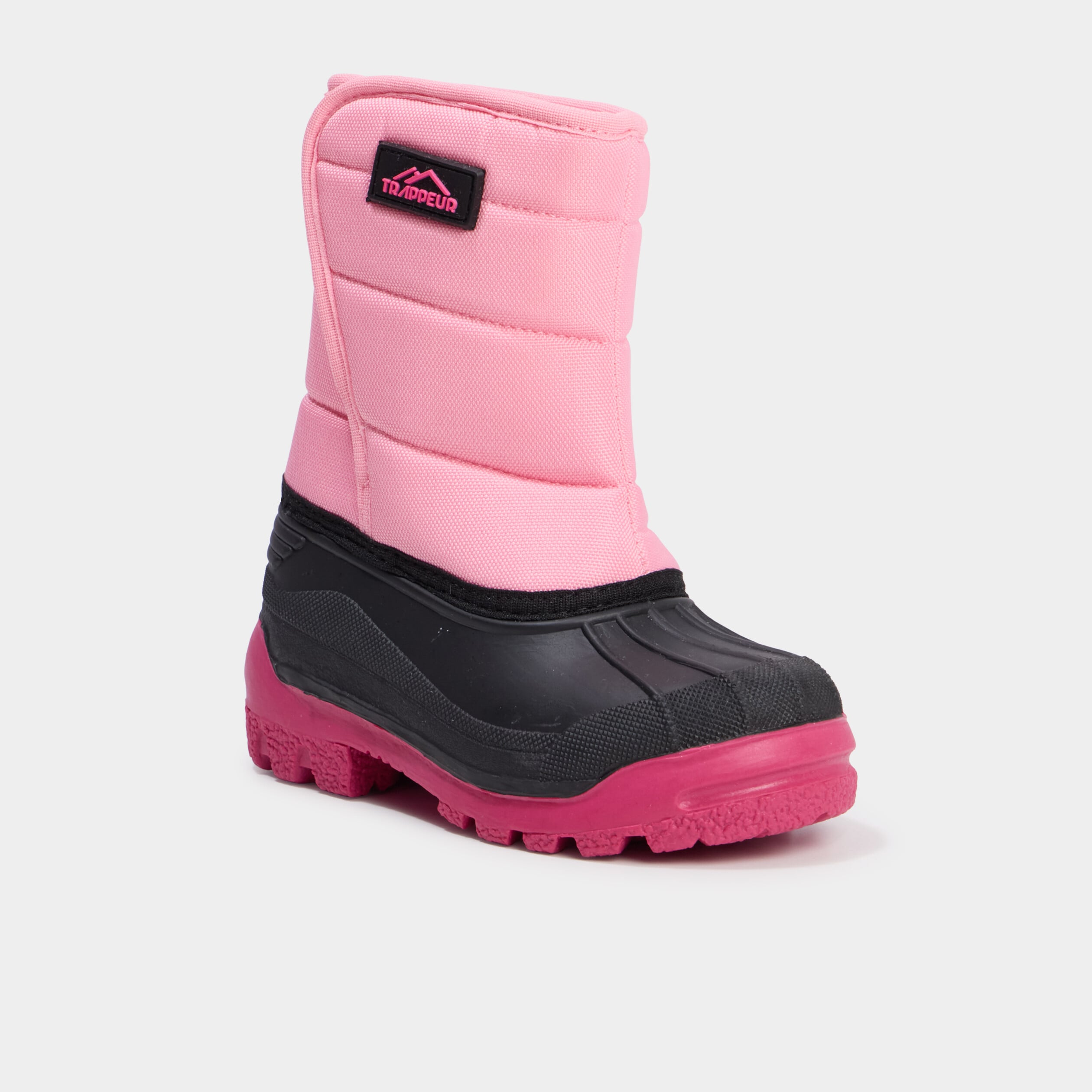 Bottes de neige fourr&eacute;es rose fille