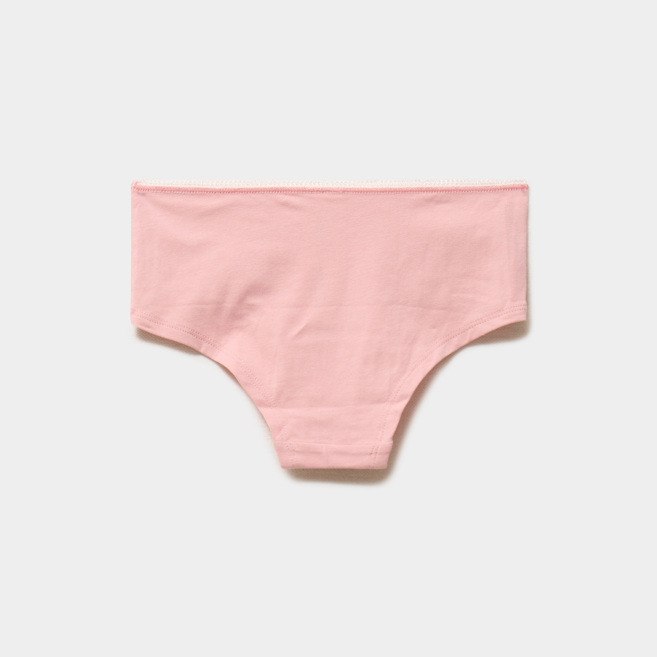 Lot 5 shortys coton rose fille