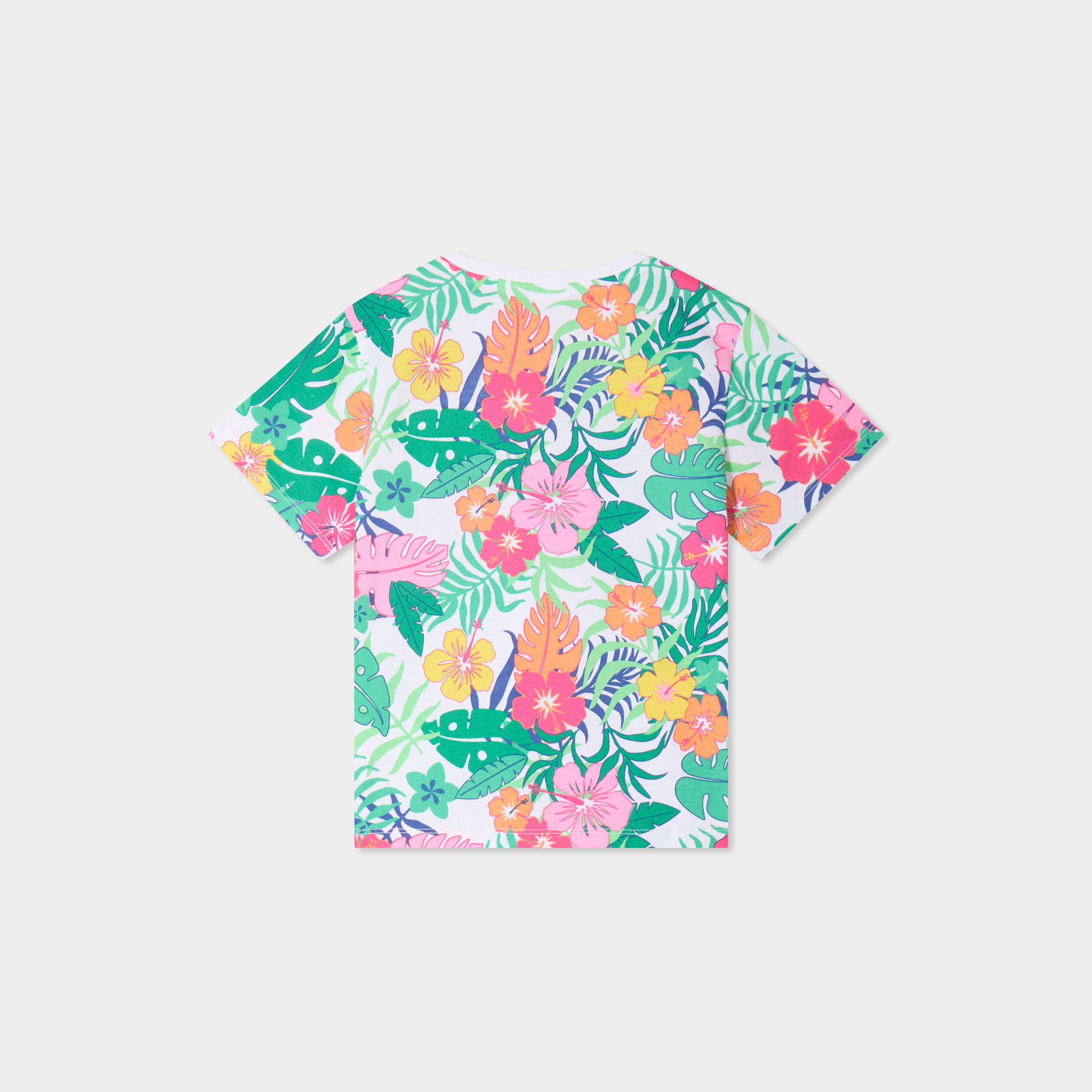 t shirt manches courtes coton stitch multicolore fille T-shirt manches courtes coton Stitch multicolore fille
