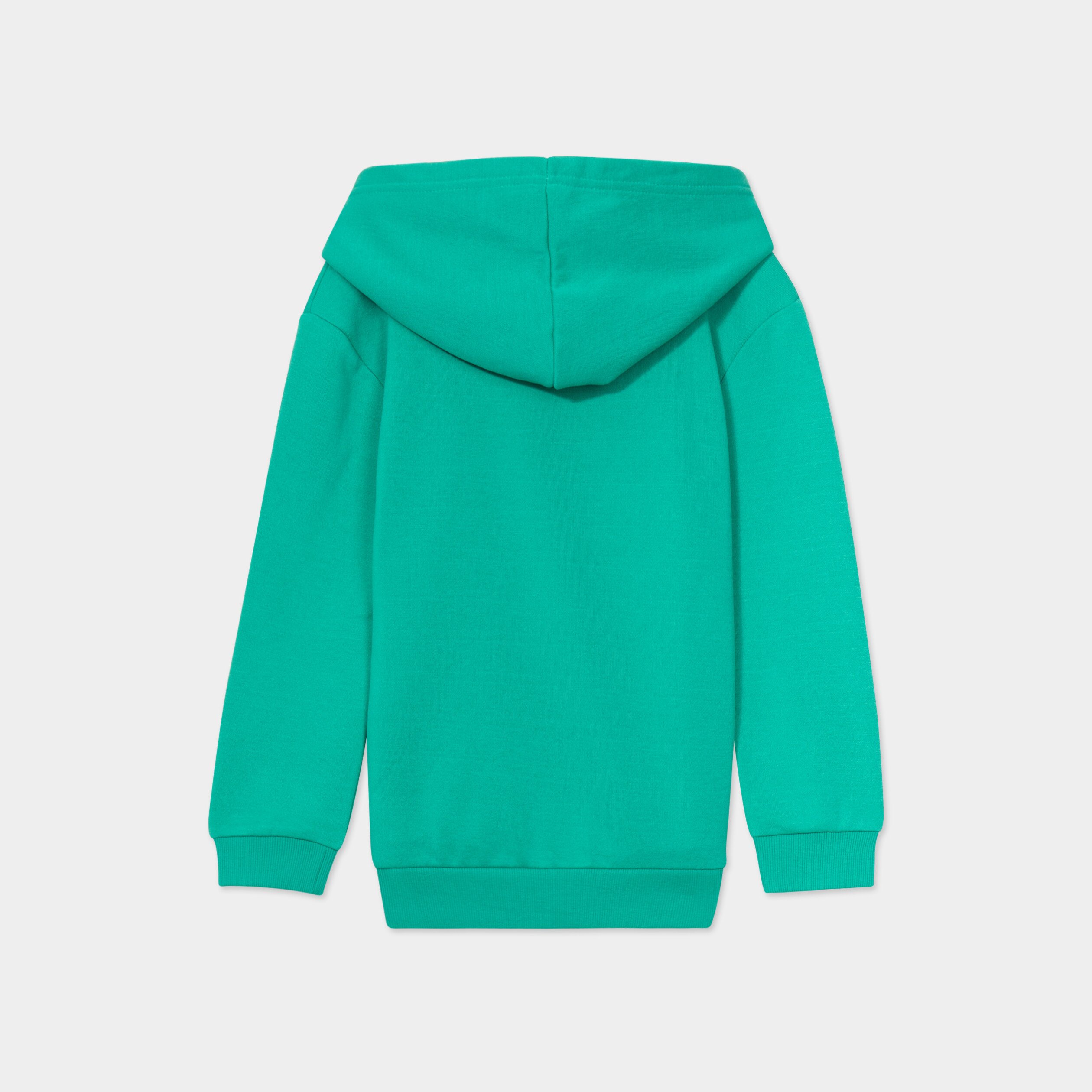 Sweat à capuche hoodie oversize vert menthe garçon