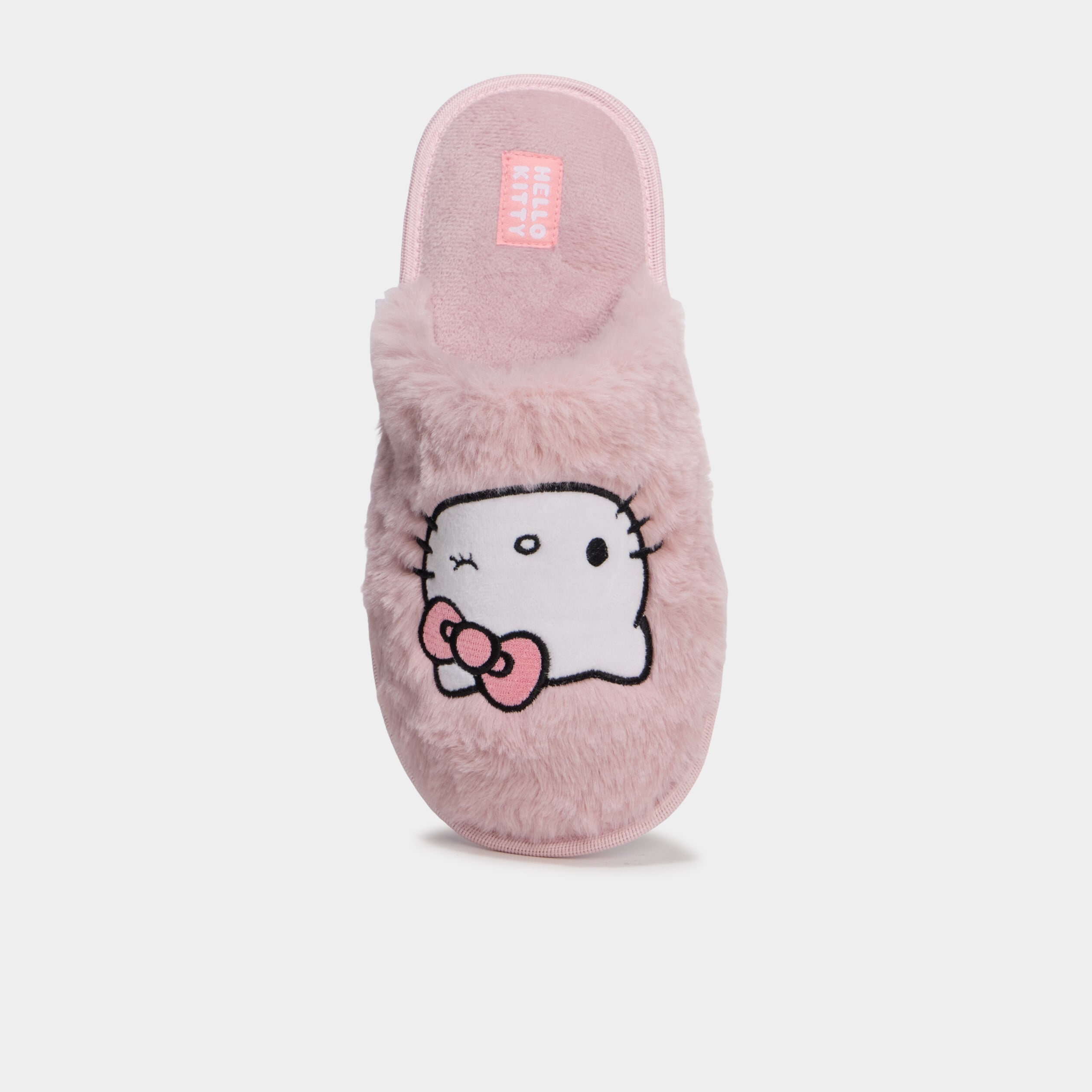 Chaussons fausse fourrure Hello Kitty rose femme