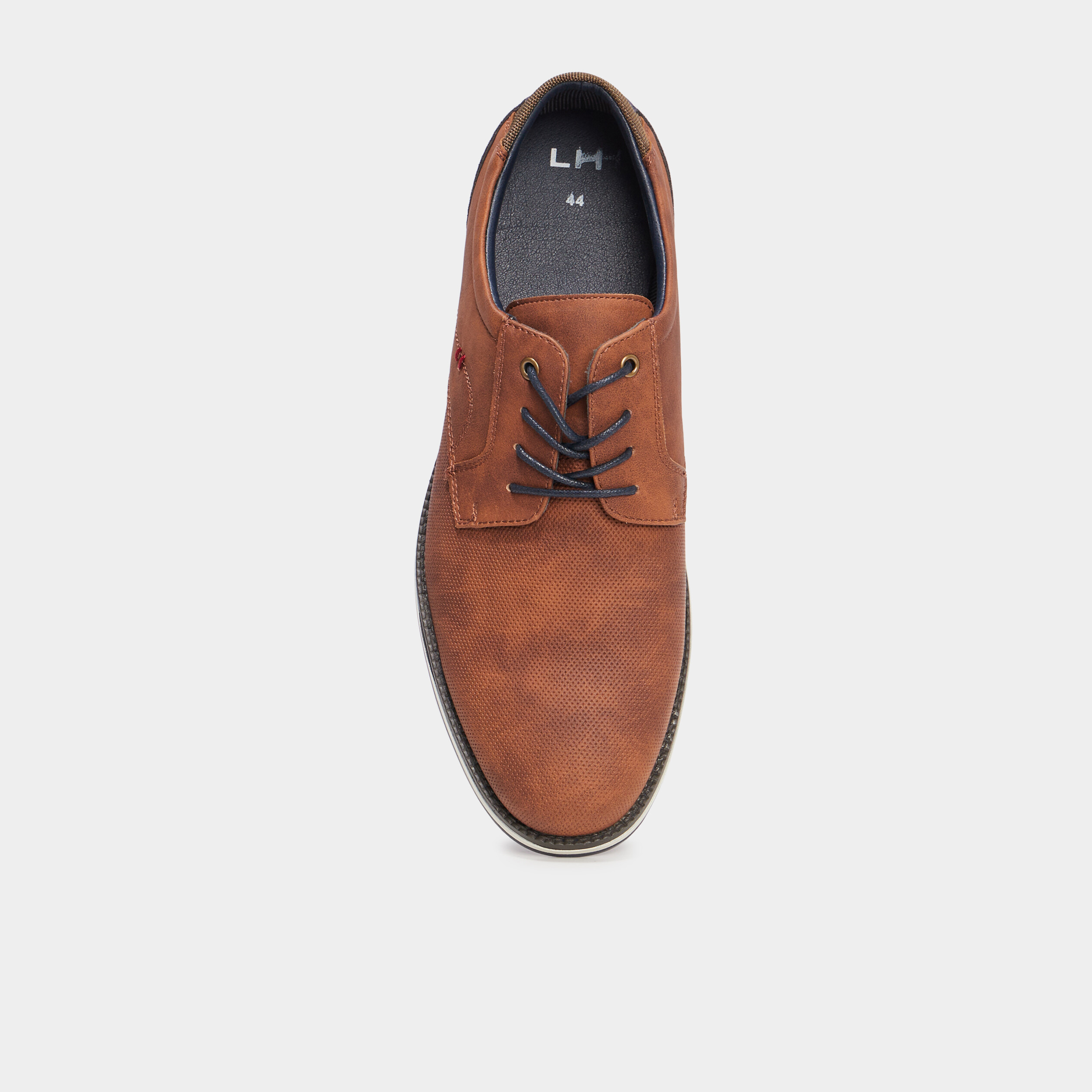 Derbies &agrave; lacets marron homme