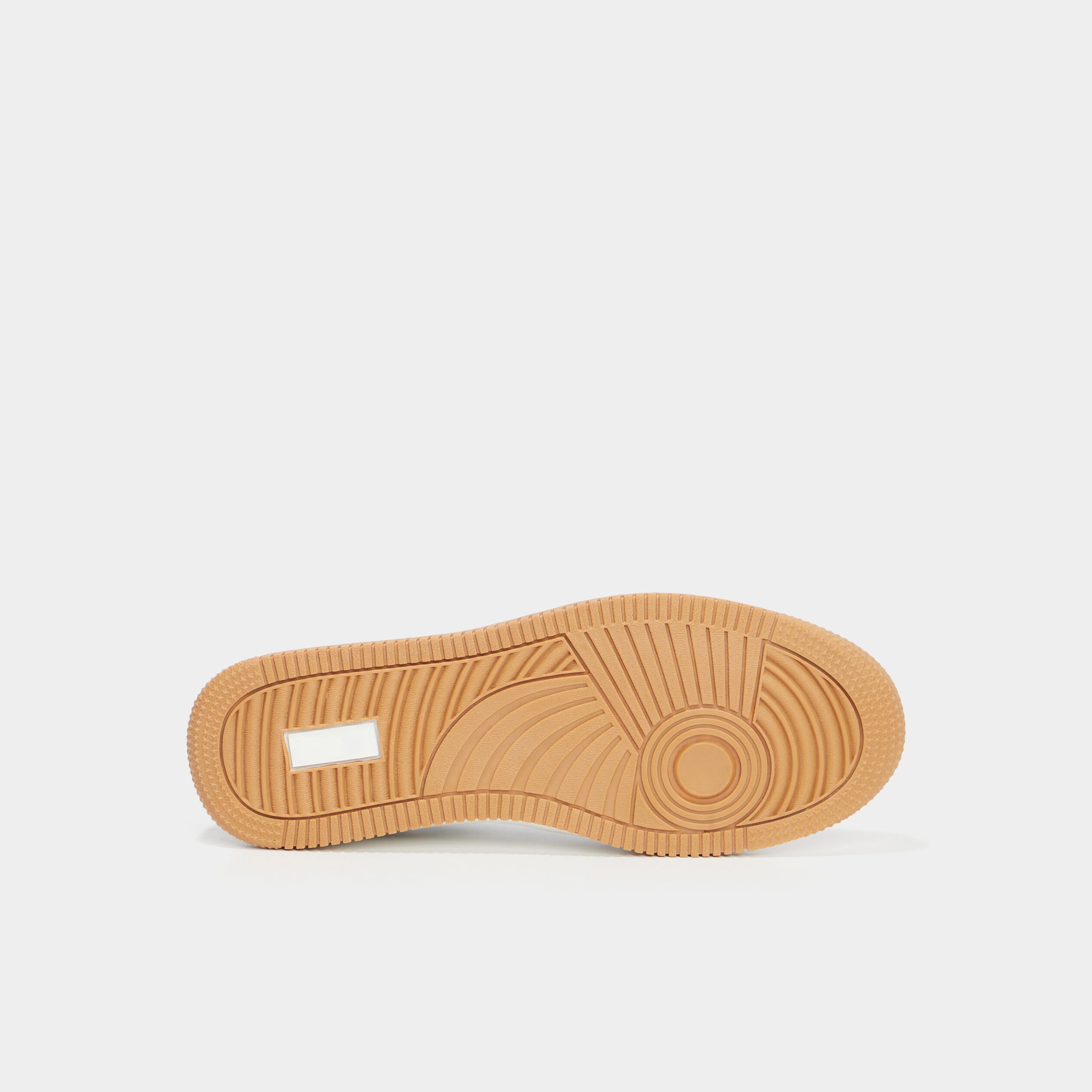 Baskets avec semelle &eacute;paisse jaune or femme