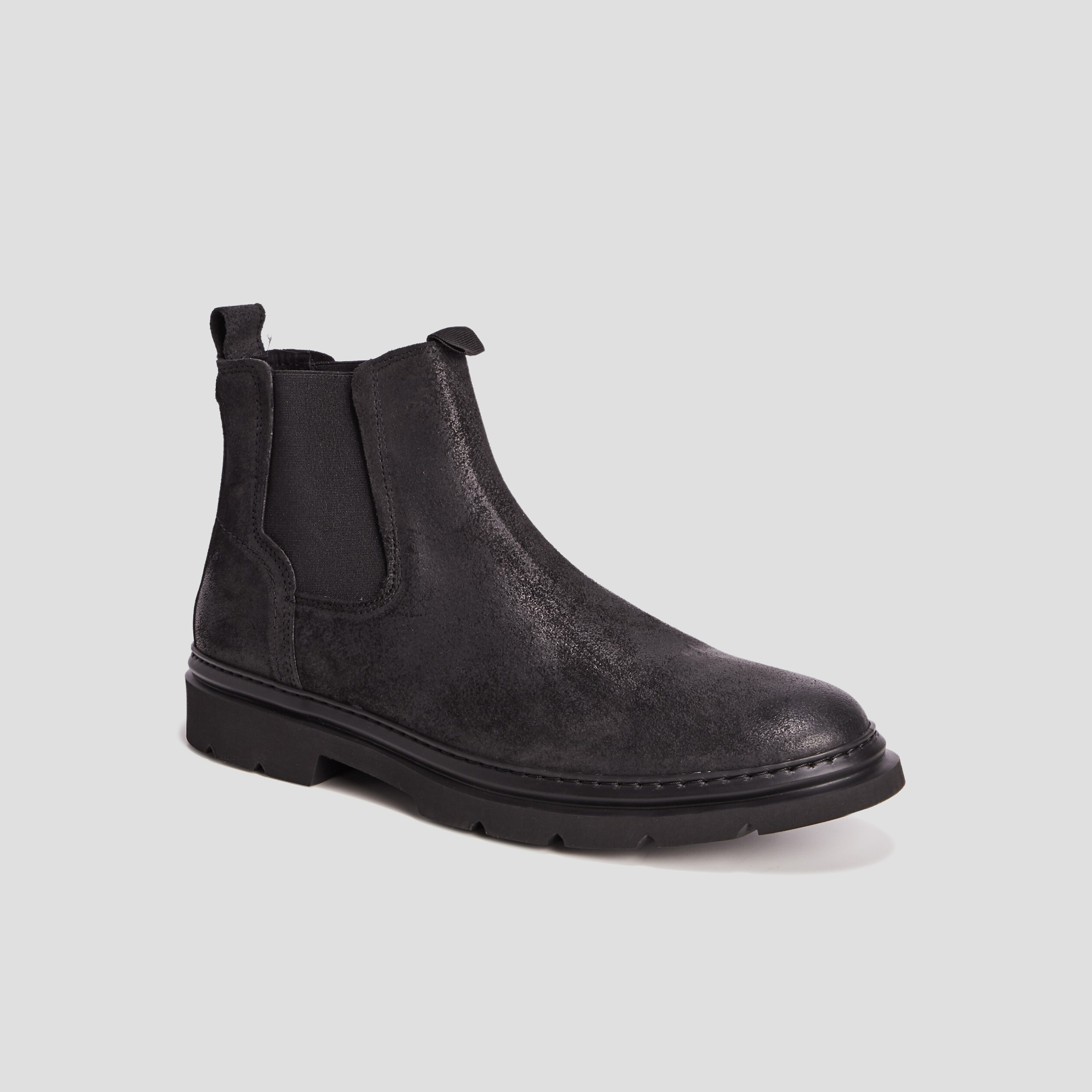 bottines chelsea en cuir noir homme Bottines chelsea en cuir noir homme