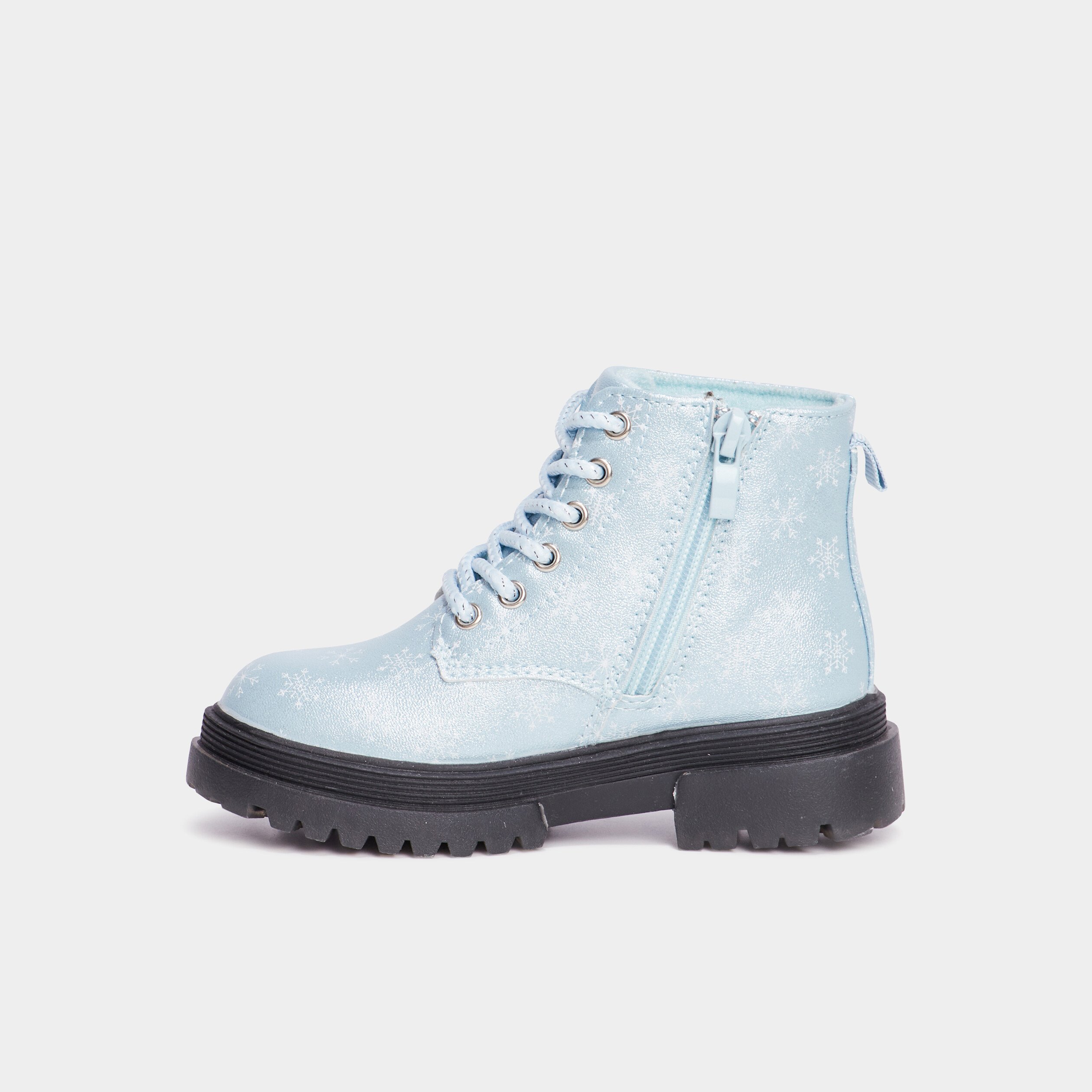 bottines a lacets reine des neiges bleu fille Bottines à lacets Reine des neiges bleu fille