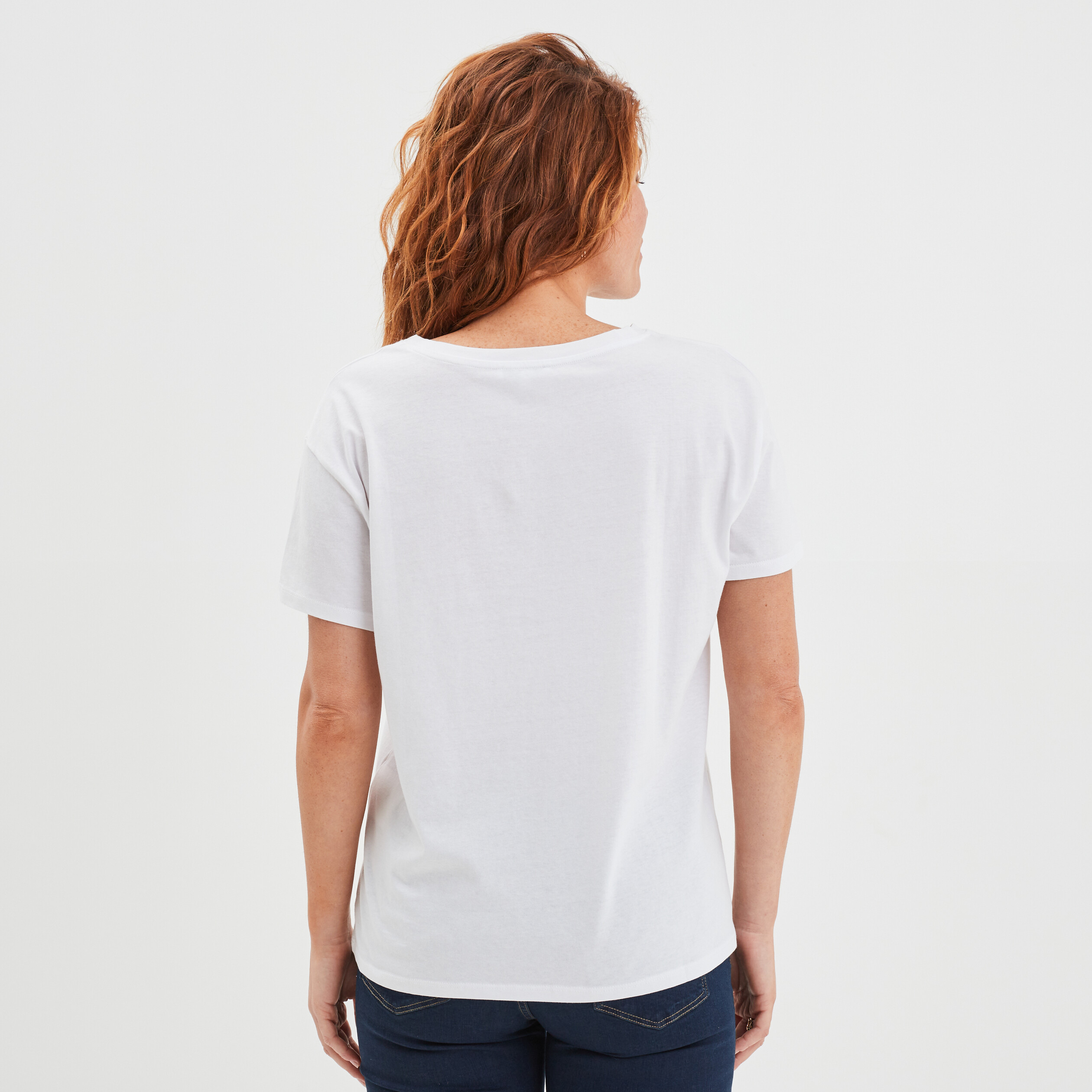 t shirt evjf oversize coton blanc femme T-shirt EVJF oversize coton blanc femme