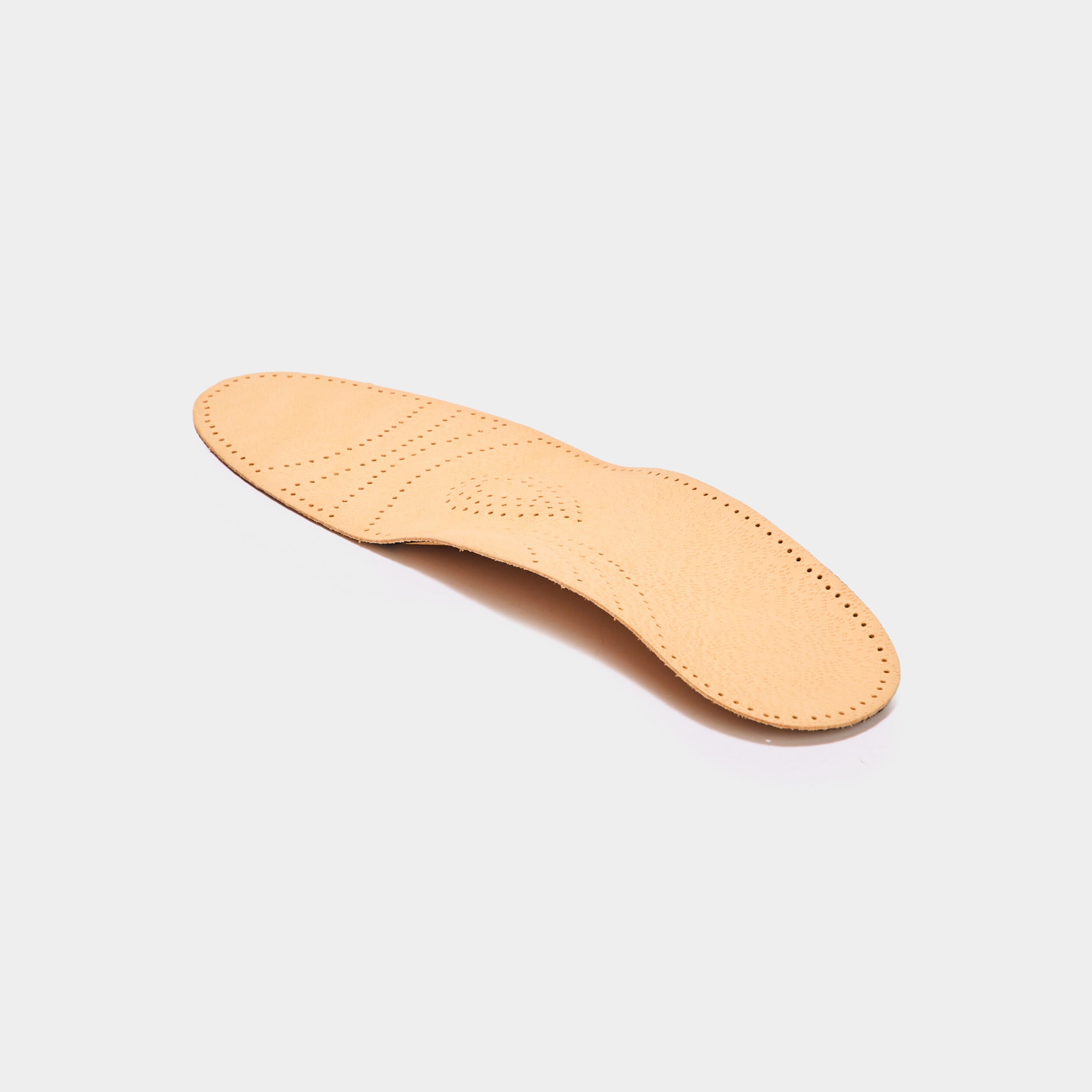 Semelles vo&ucirc;te plantaire cuir sable mixte