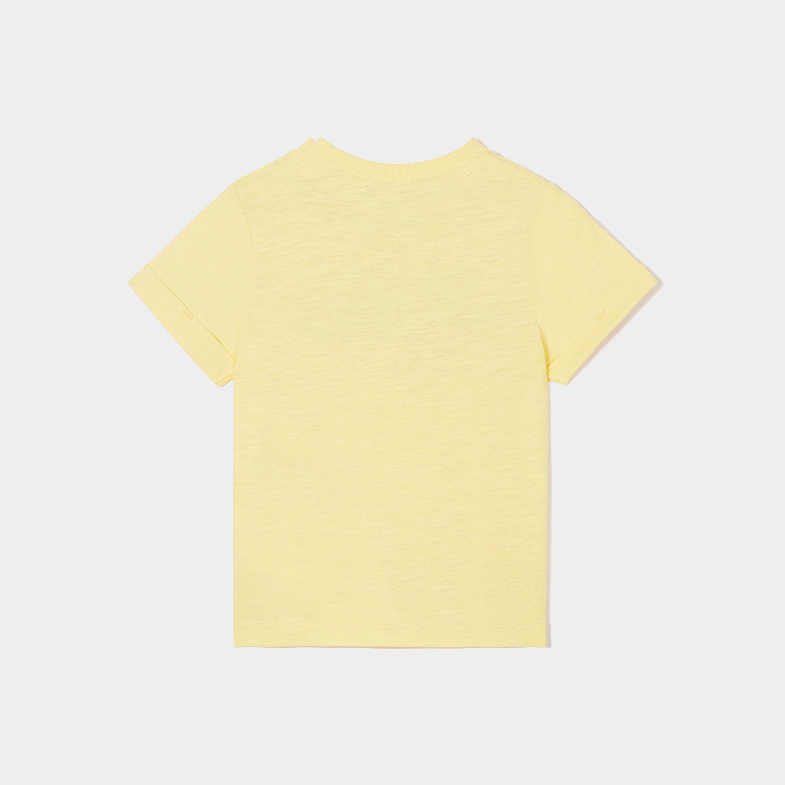 t shirt manches courtes coton creeks jaune bebeg T-shirt manches courtes coton Creeks jaune bébé garçon