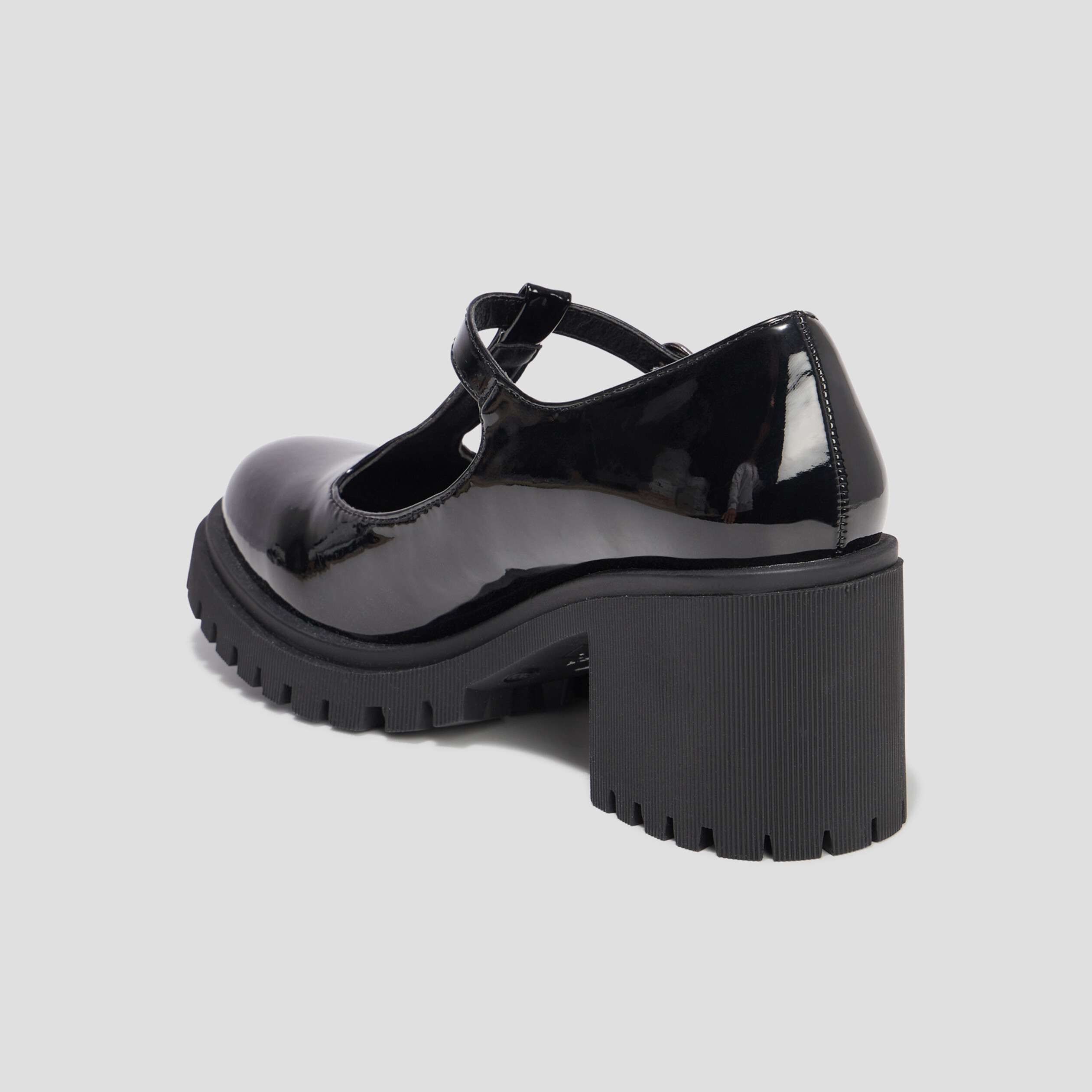 Loafers salomé vernies crantées Liberto noir femme