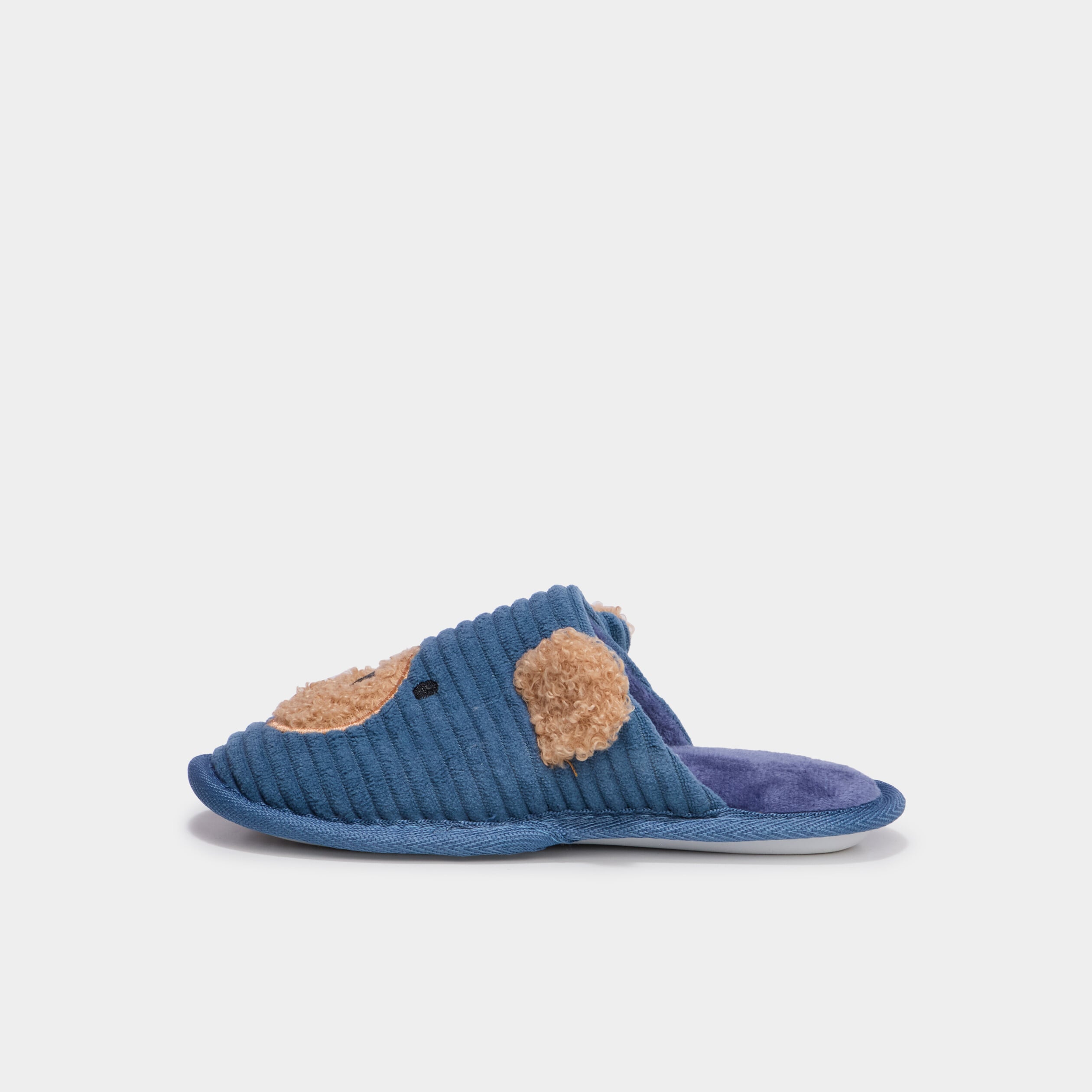 Chaussons mules bleu gar&ccedil;on