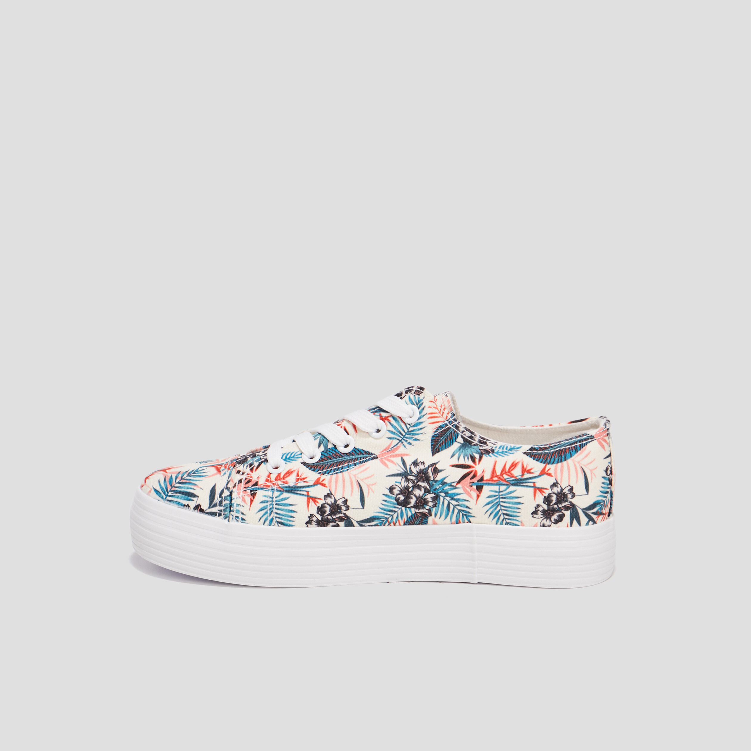 tennis a lacets en toile liberto multicolore femme Tennis à lacets en toile Liberto multicolore femme