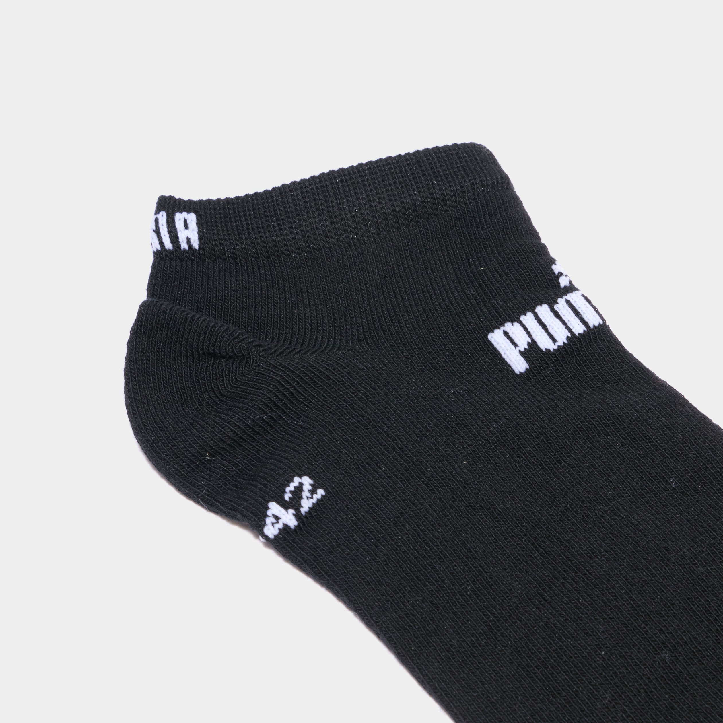 Lot 3 paires chaussettes invisibles Puma noir homme