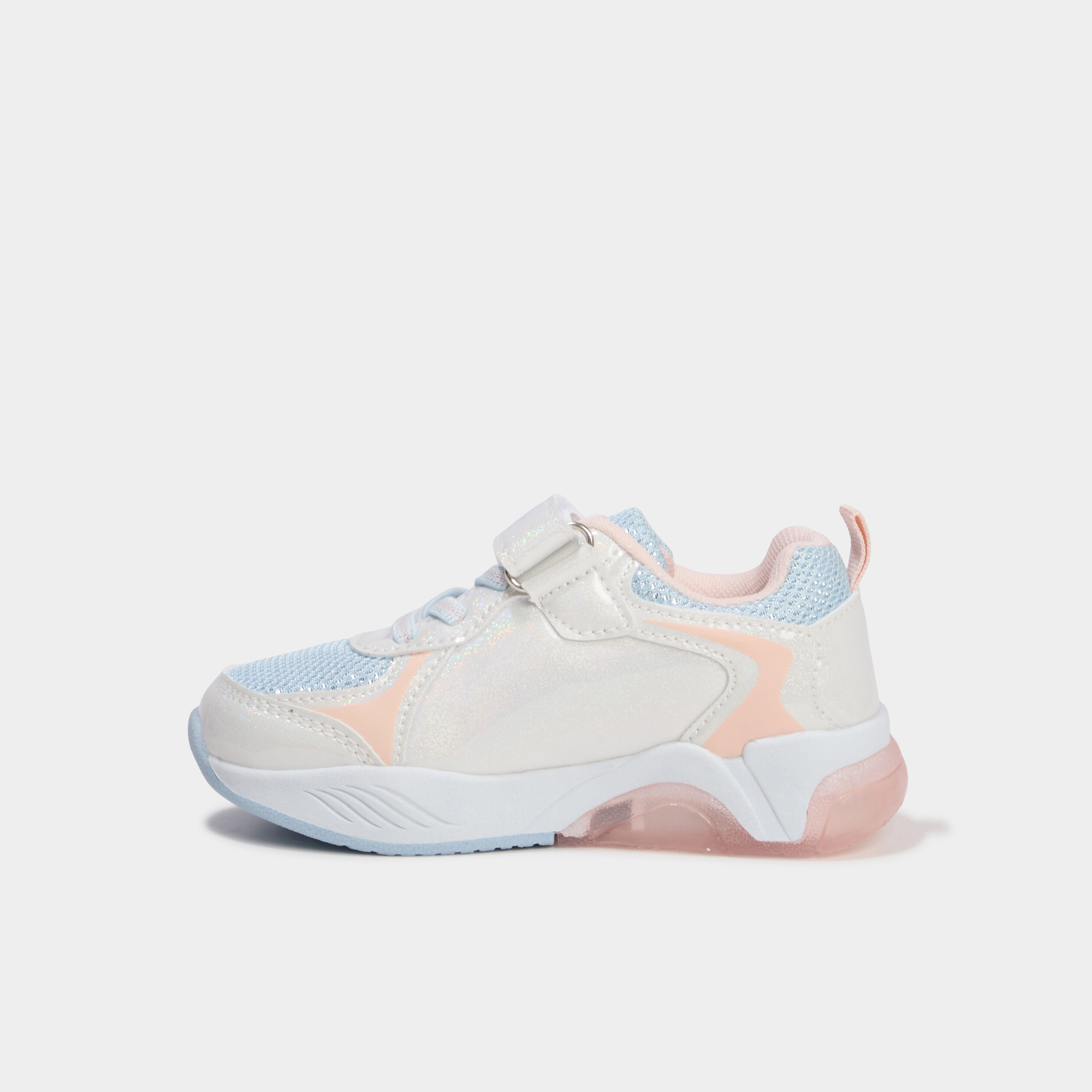Baskets running lumineuses Reine neiges multicolore fille