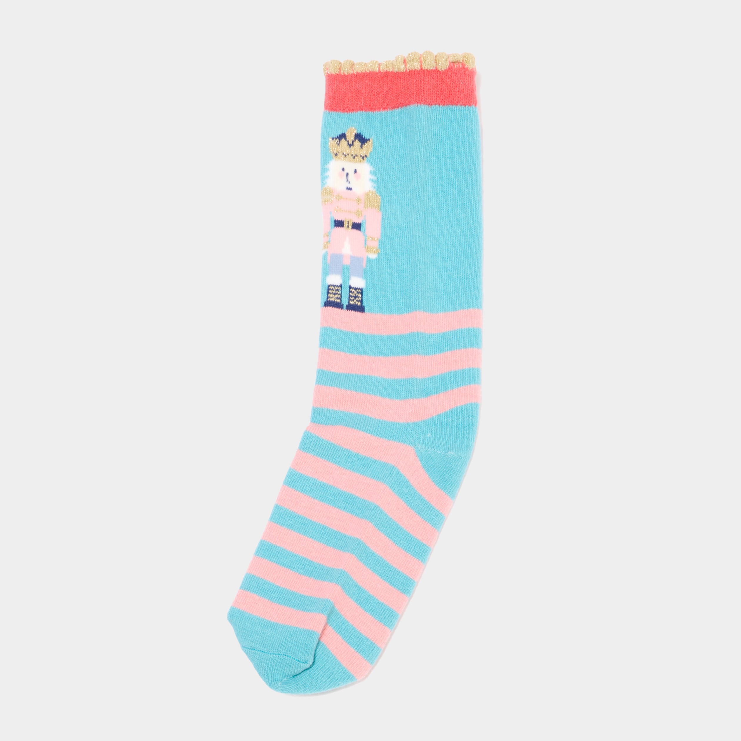 Lot 5 paires chaussettes orange corail fille