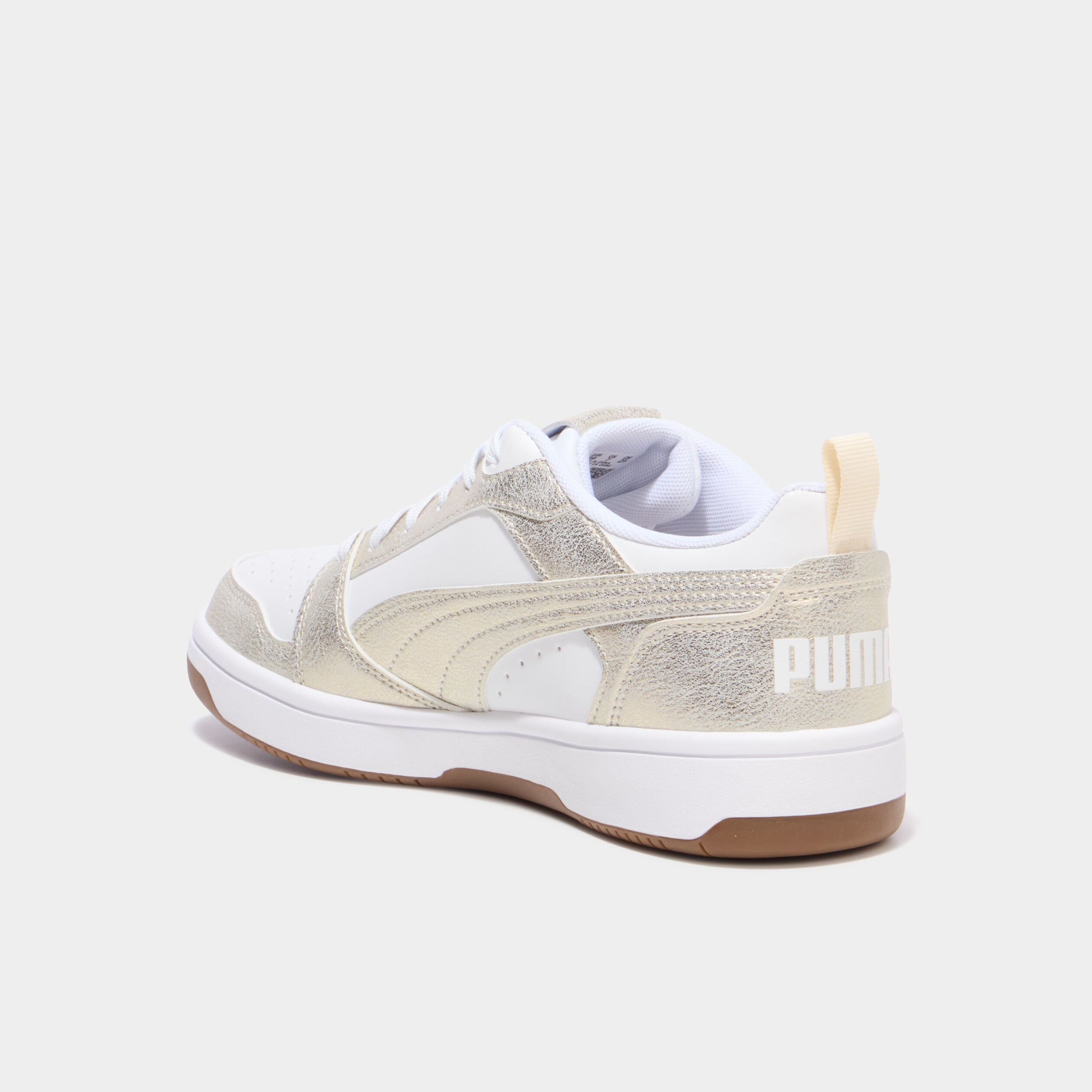 Tennis Rebound V6 Puma jaune or femme
