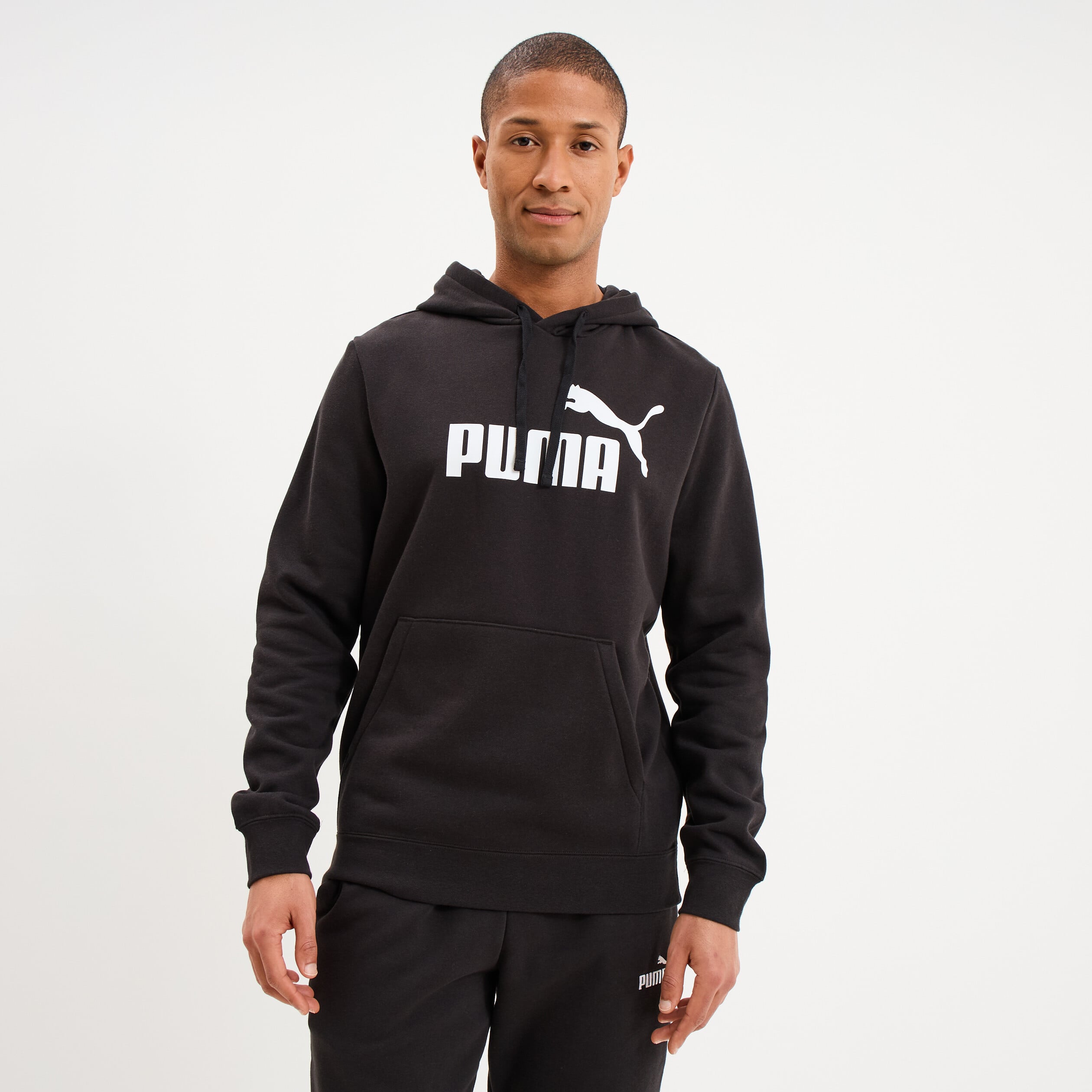 Sweat hoodie molleton &agrave; capuche Puma noir homme