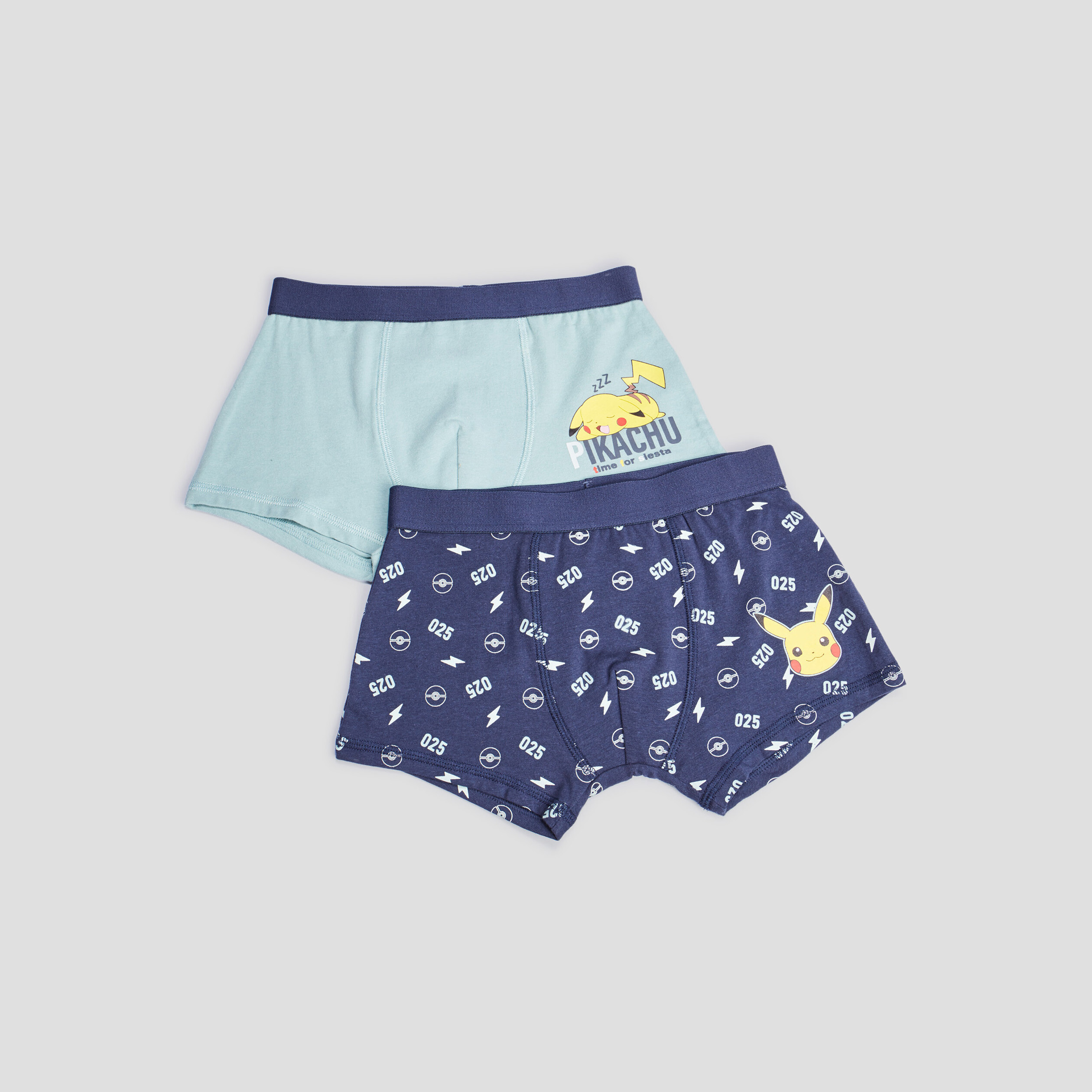 lot 2 boxers pokemon vert garcon Lot 2 boxers Pokémon vert garçon