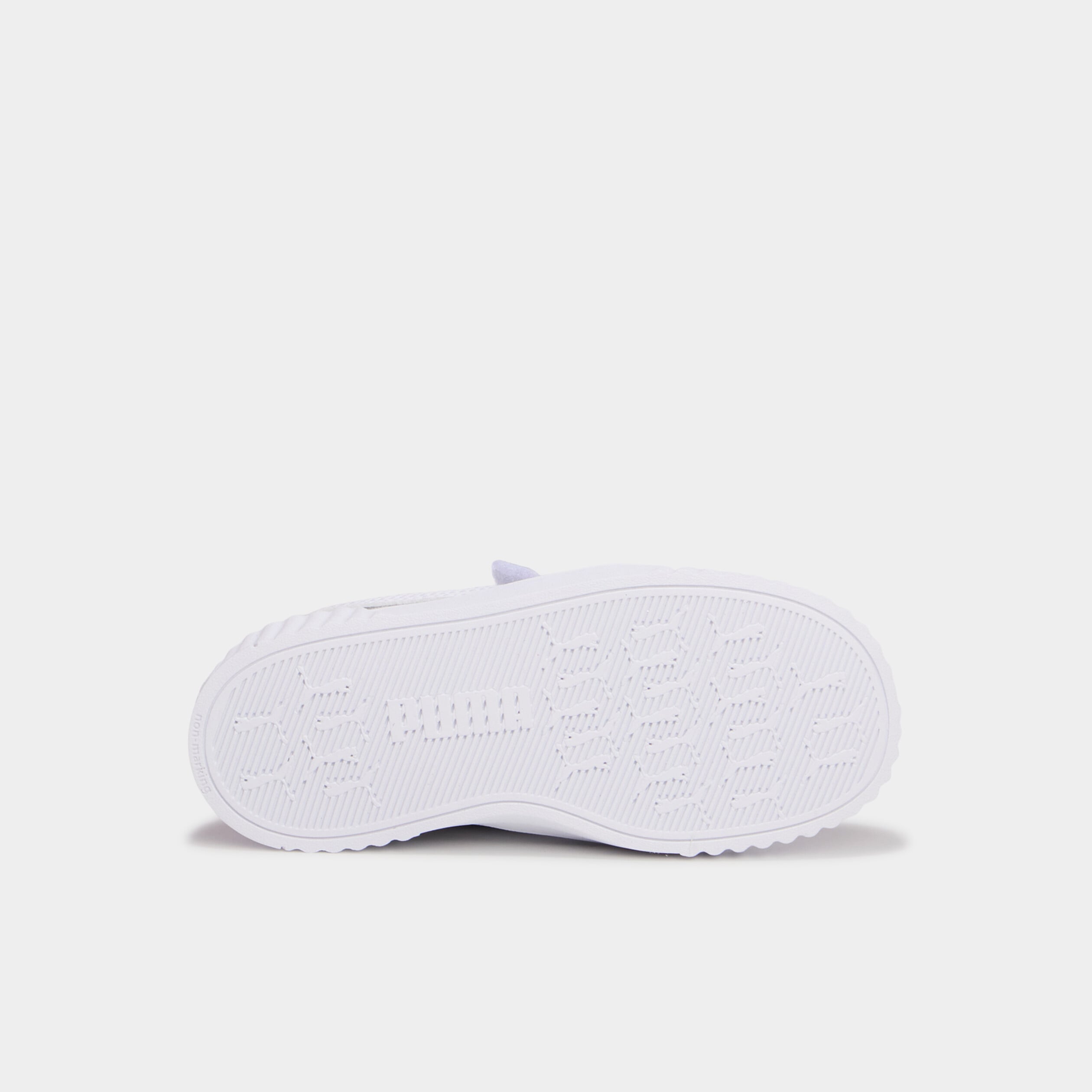 Baskets &agrave; scratchs et paillettes Puma gris argent fille