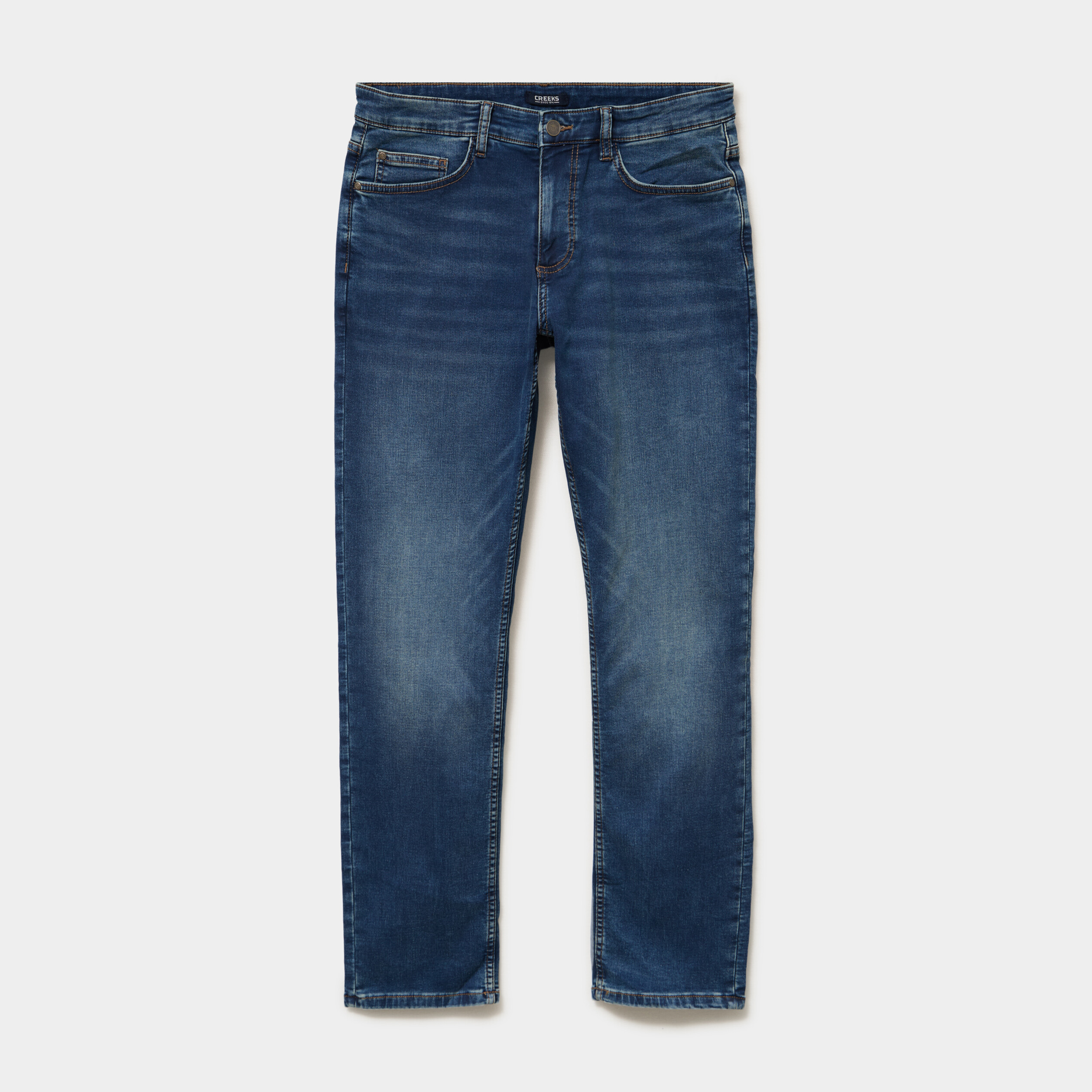 Jean stretch coupe regular denim dirty homme