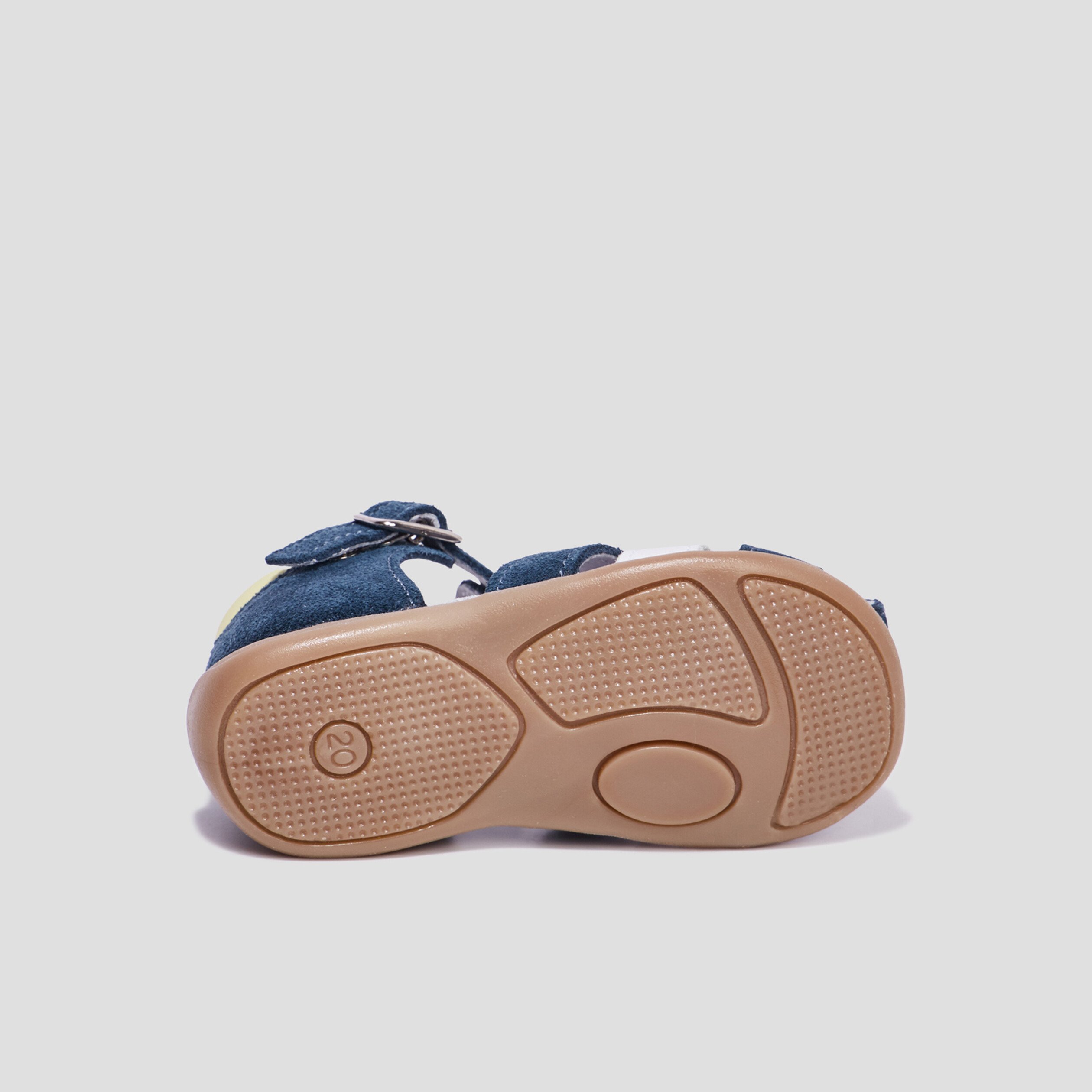Sandales en cuir multicolore bebe garcon La Halle