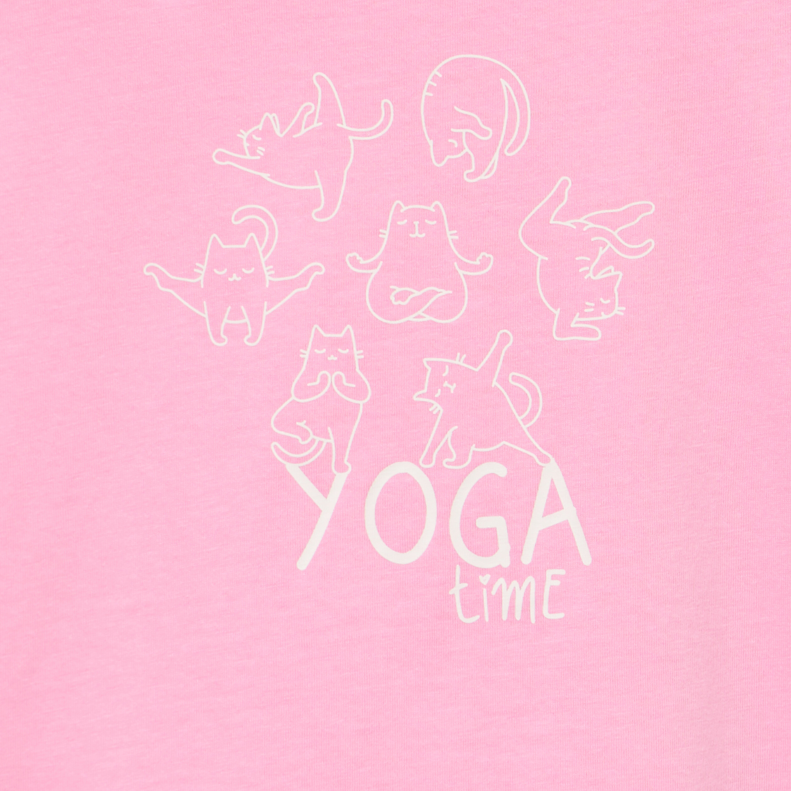 Ensemble pyjama short et t-shirt coton rose fille