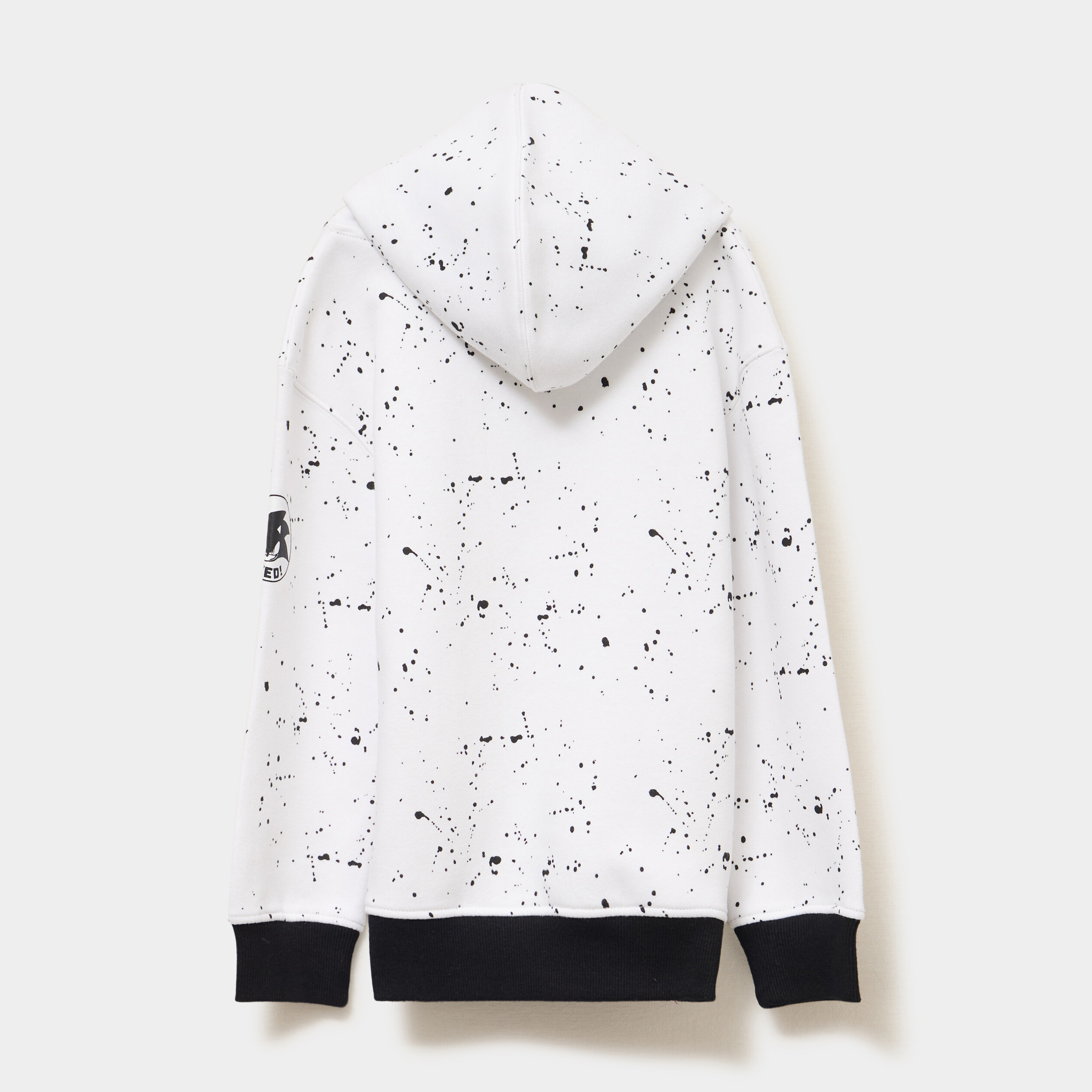 Sweat hoodie à capuche Sonic blanc garçon