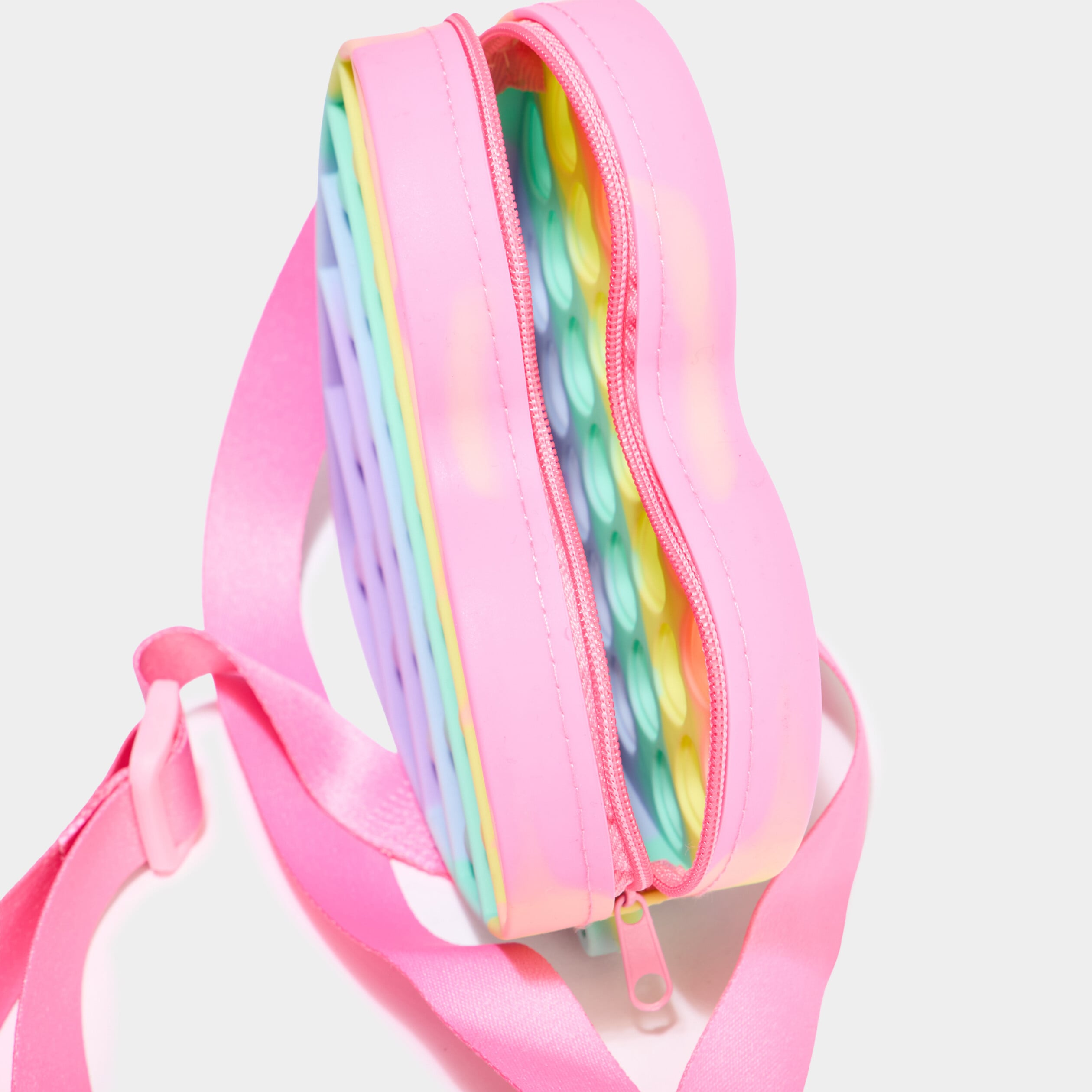 Sac bandouli&egrave;re multicolore fille