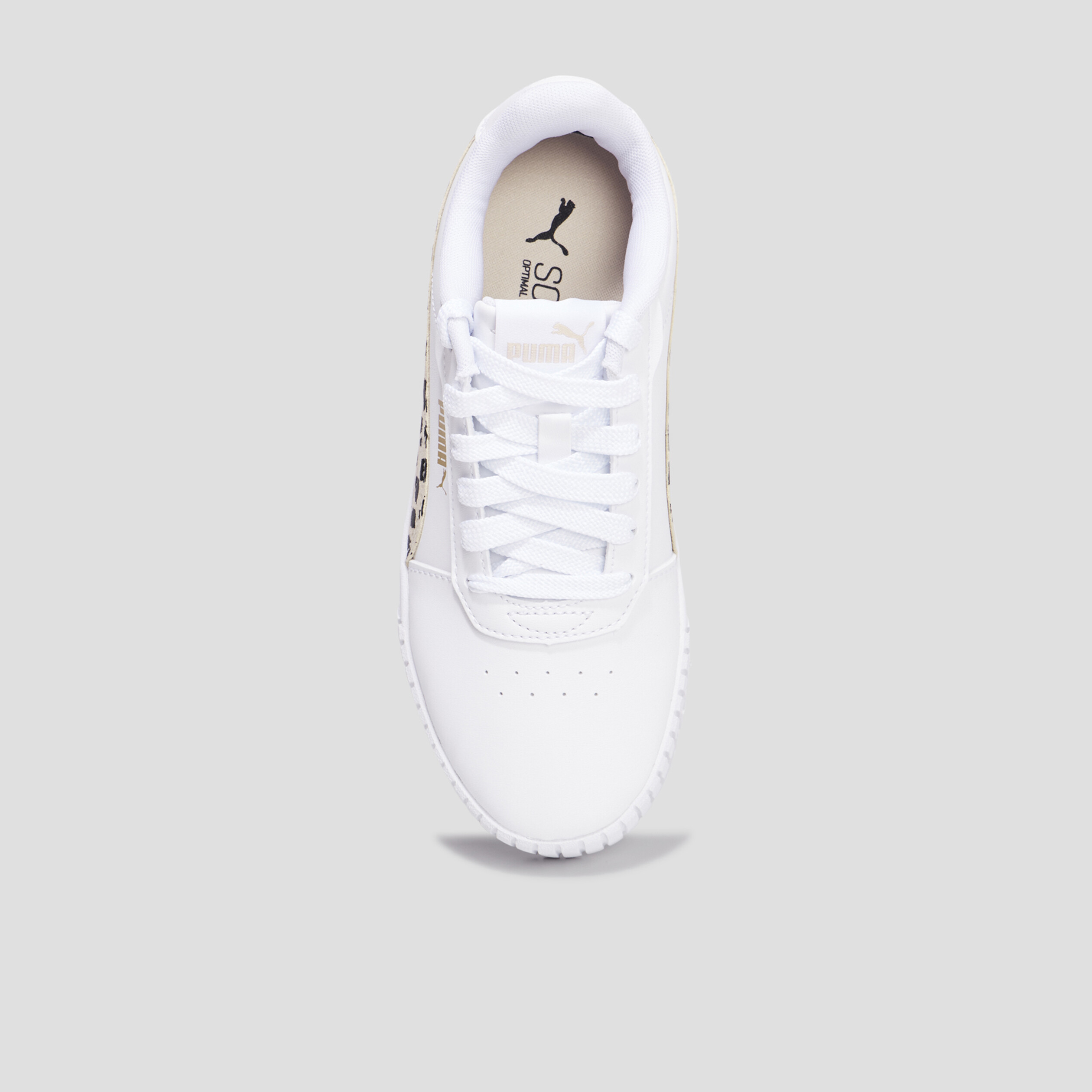 tennis basses a lacets puma carina 20 blanc fille Tennis basses à lacets Puma Carina 2.0 blanc fille
