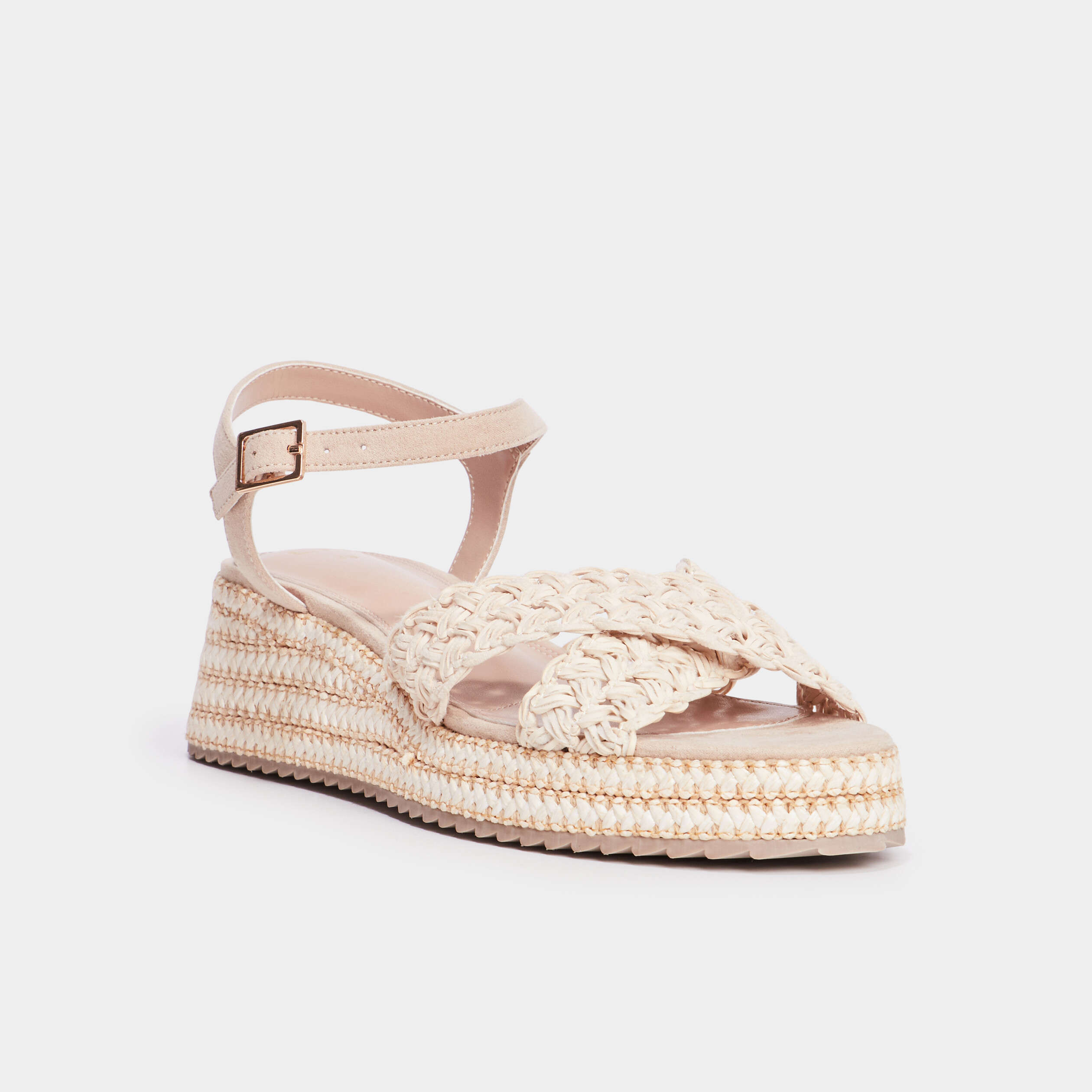 Sandales Compensées Papillon Filles – Sandales Été Strass Enfant Avec Bride Tressée Ajustable, Confort & Style