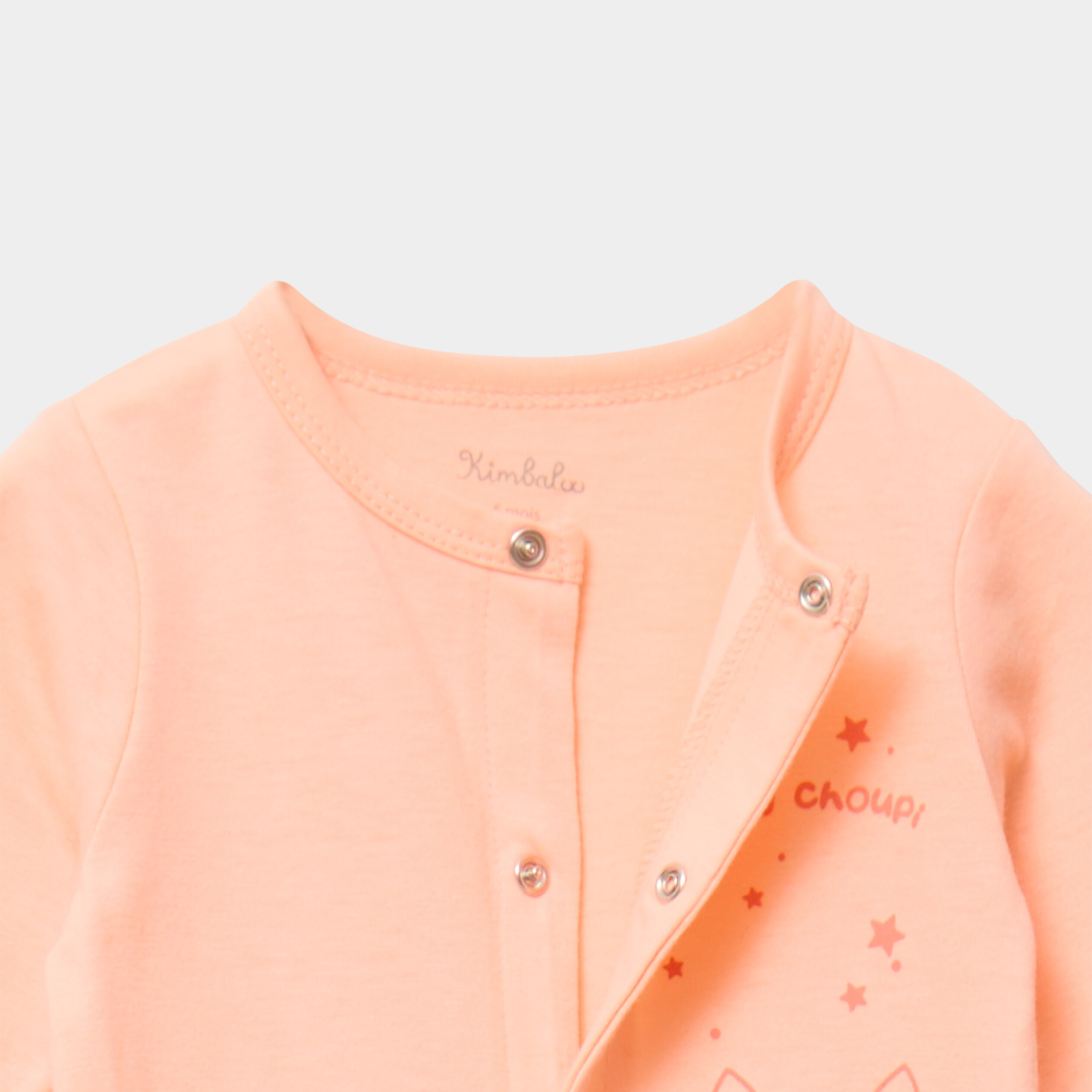 Dors-bien manches longues rose clair b&eacute;b&eacute;
