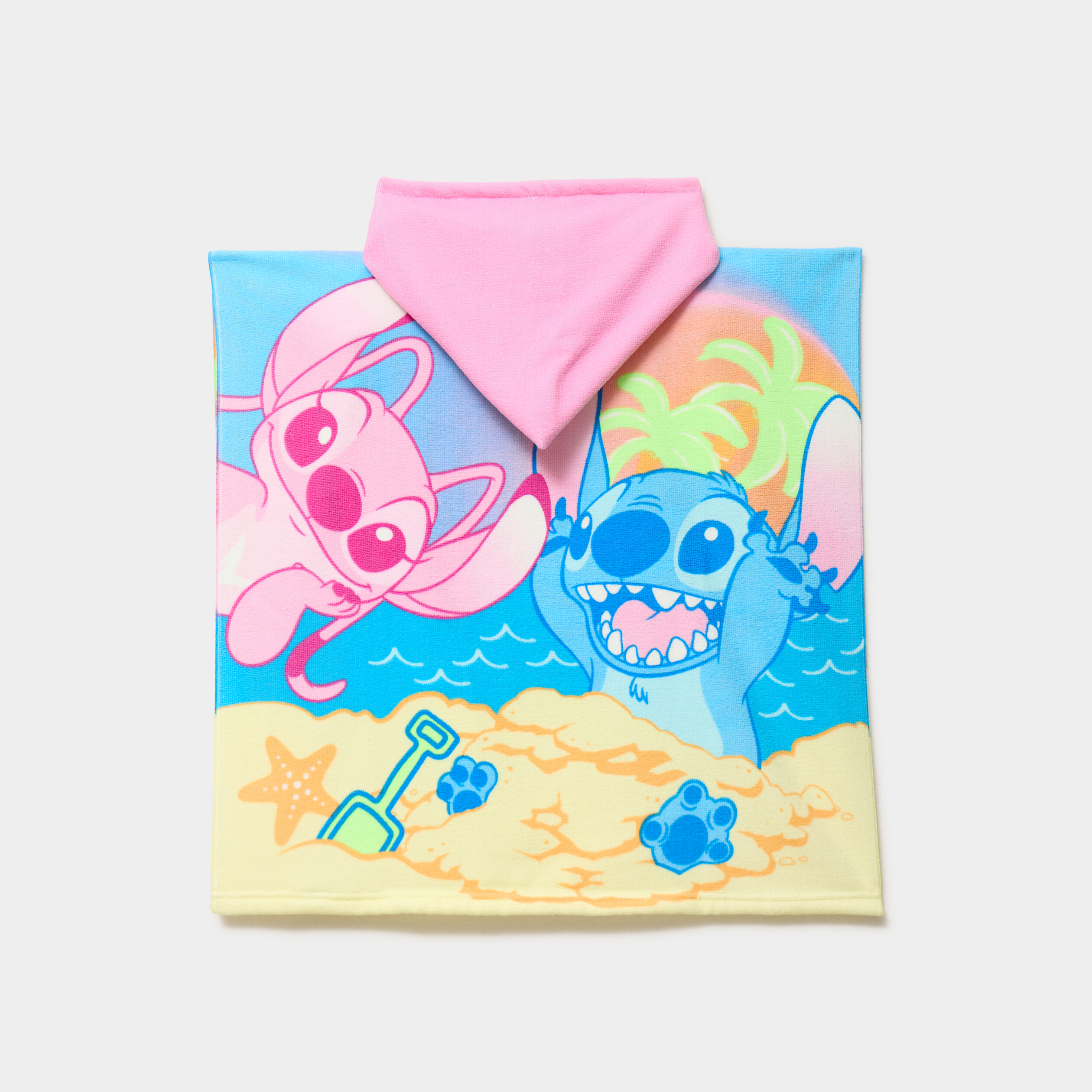 Cape de bain Stitch multicolore fille