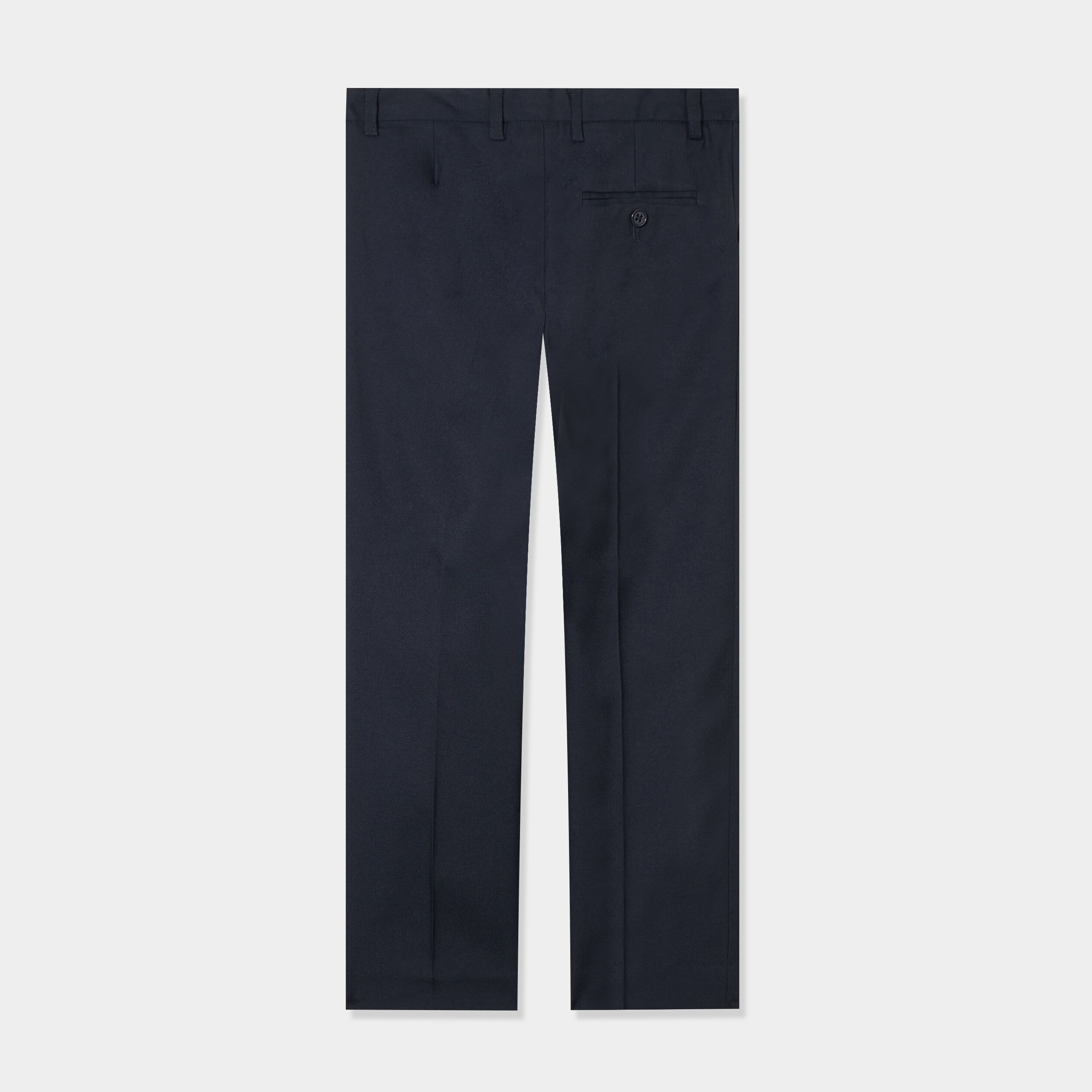Pantalon de c&eacute;r&eacute;monie droit &agrave; pinces bleu marine gar&ccedil;on