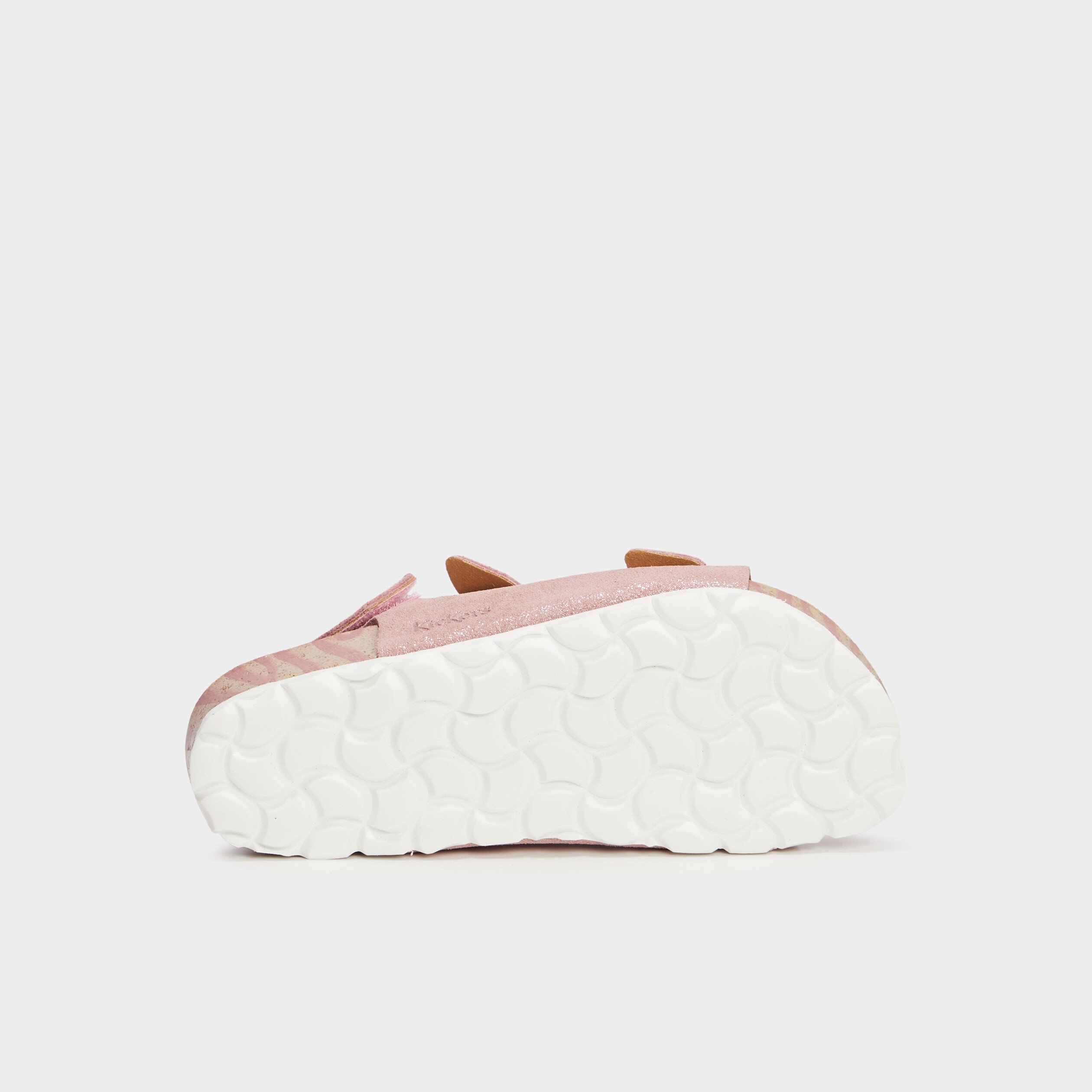 Sandales paillettes Kickers Sunyva marron fonce fille