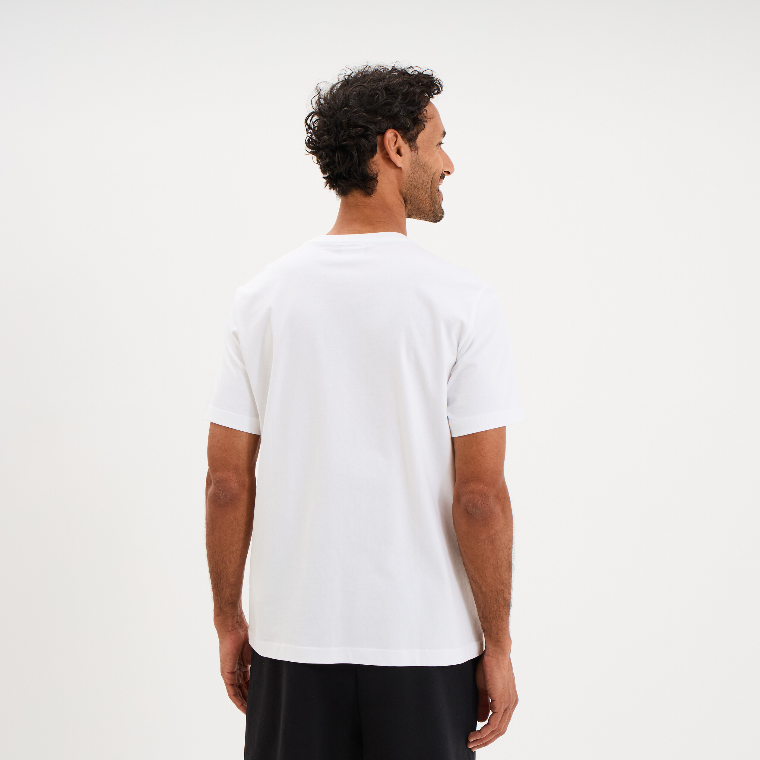 T-shirt manches courtes coton Champion blanc homme