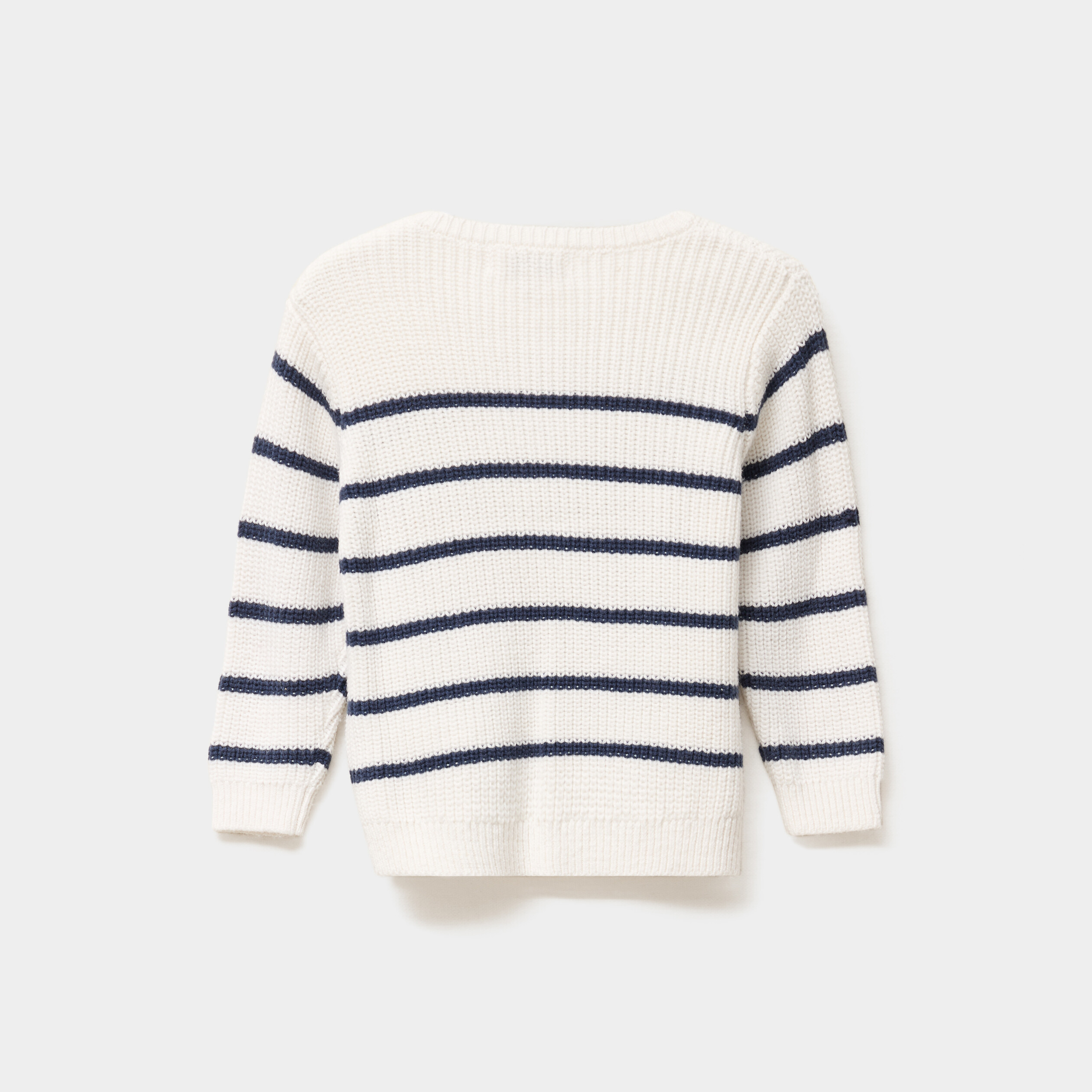 Pull col rond manches longues creme b&eacute;b&eacute; gar&ccedil;on
